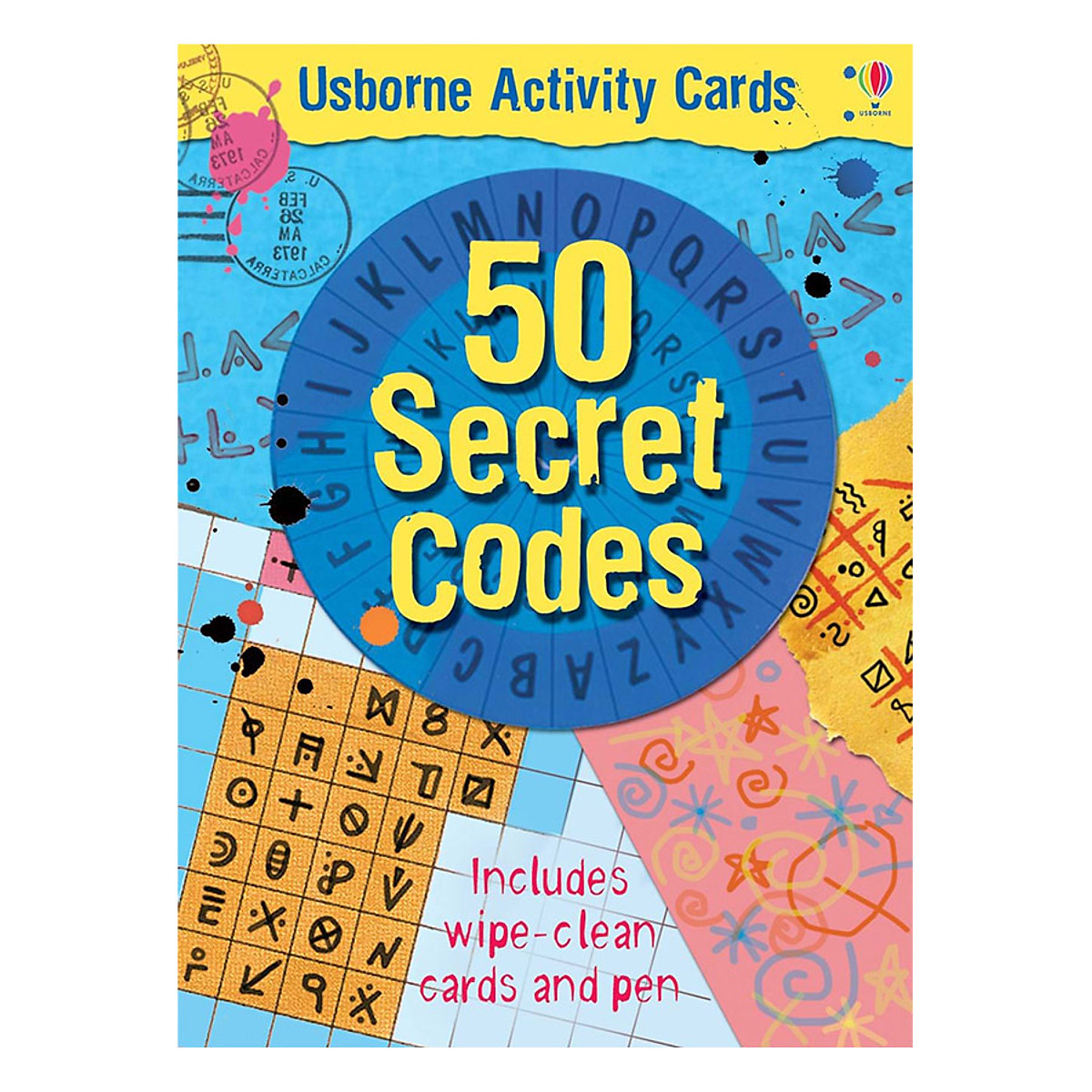 Flashcards tiếng Anh Usborne 50 Secret Codes Tiki