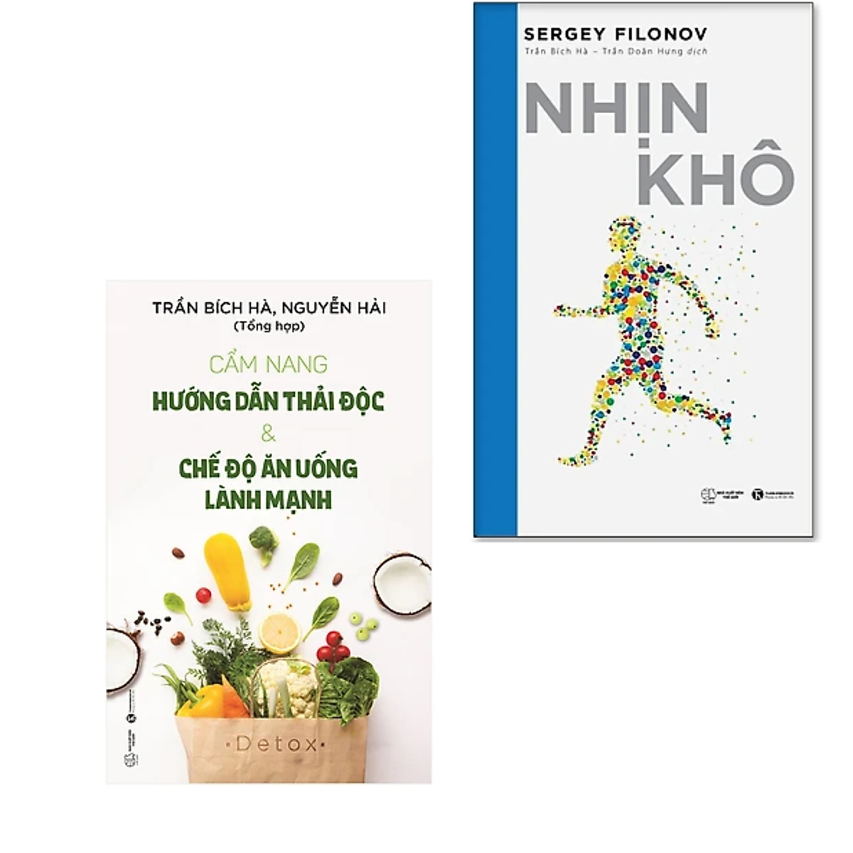 Combo 2Q Sách Y Học / Chăm Sóc Sức Khỏe : Nhịn Khô + Cẩm Nang Hướng Dẫn Thải Độc & Chế Độ Ăn Uống Lành Mạnh