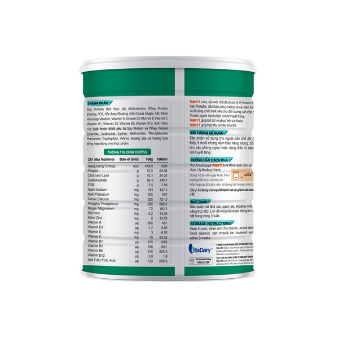 Sữa bột Nepro 1 900g