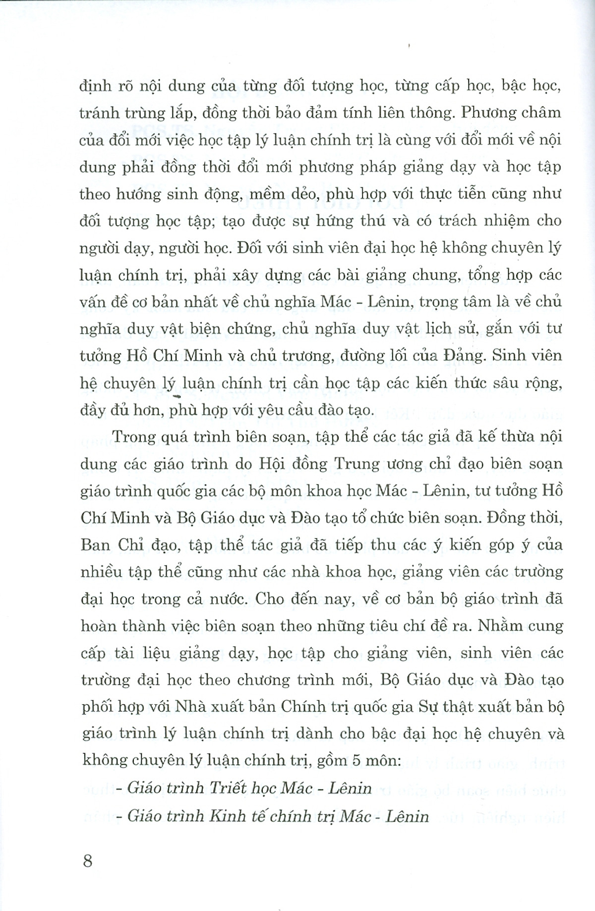 Giáo Trình Lịch Sử Đảng Cộng Sản Việt Nam + Giáo Trình Chủ Nghĩa Xã Hội Khoa Học (Dành Cho Bậc Đại Học Hệ Không Chuyên Lý Luận Chính Trị) - Bộ mới năm 2021