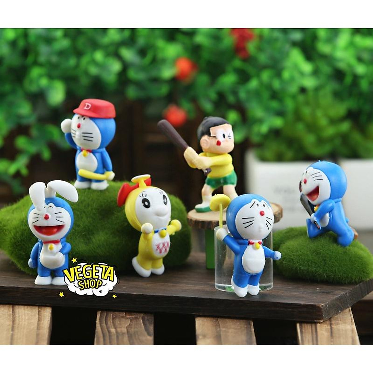 Mô hình Doraemon Doremon - Set 6 hero Doraemon Doremon Nobi ...