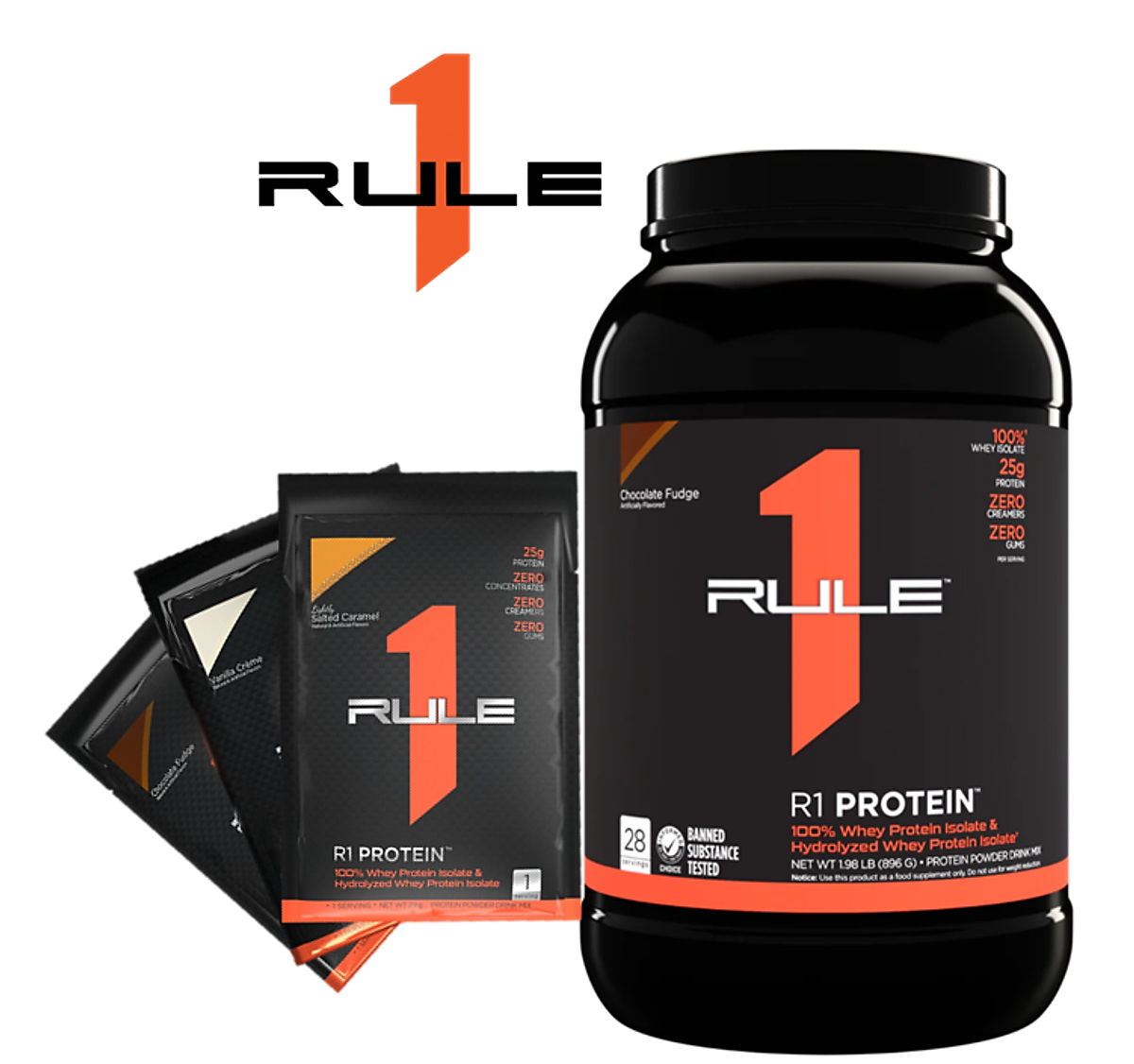 Sữa tăng cơ Rule 1 Protein Isolate/ Hydrolysate 1.9lb