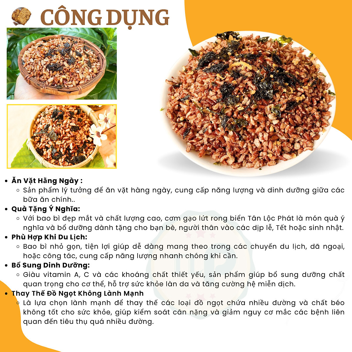 CƠM GẠO LỨT RONG BIỂN TÂN LỘC PHÁT