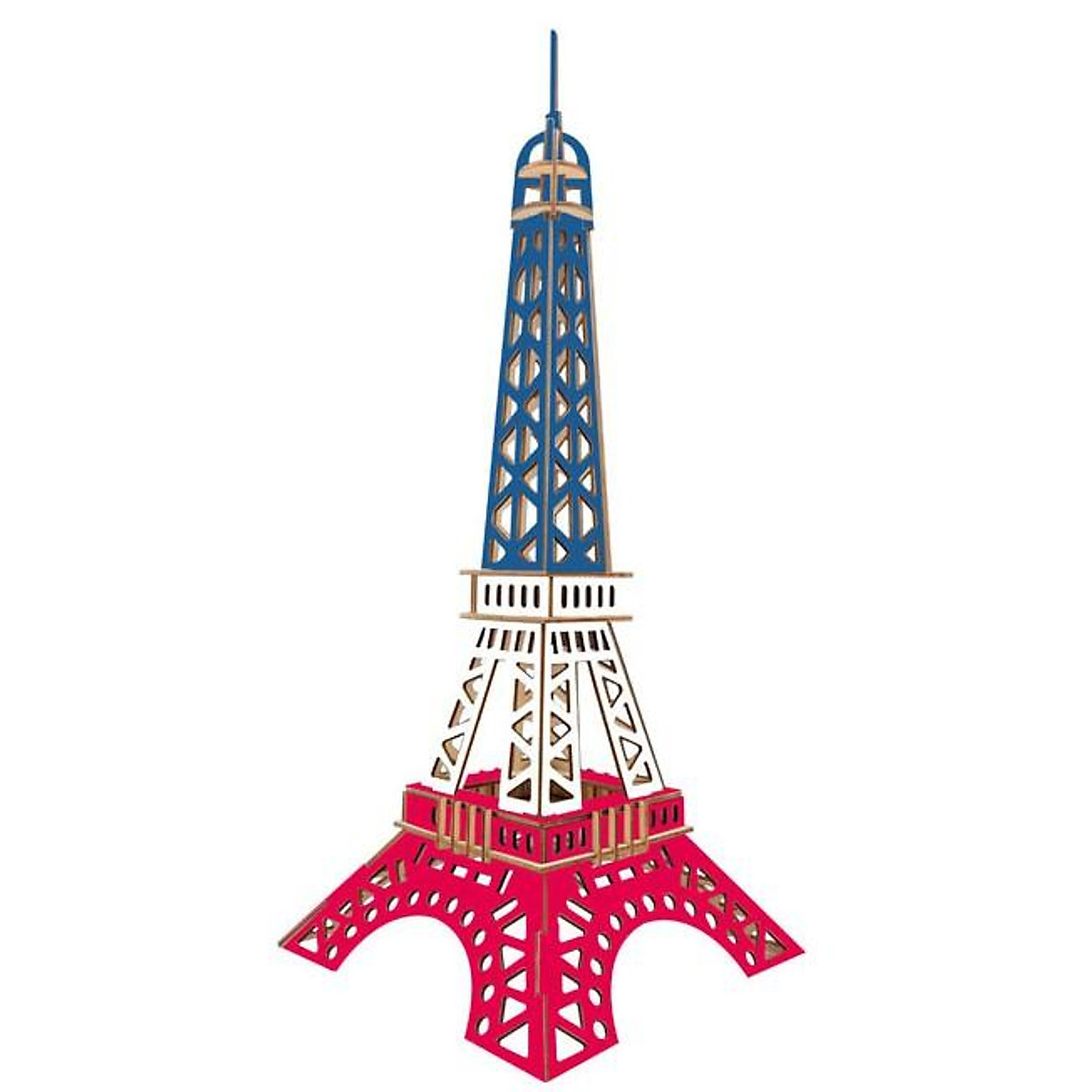 Đồ chơi lắp ghép gỗ 3D mô hình tháp Eiffel cắt lazer - 52 mảnh ghép