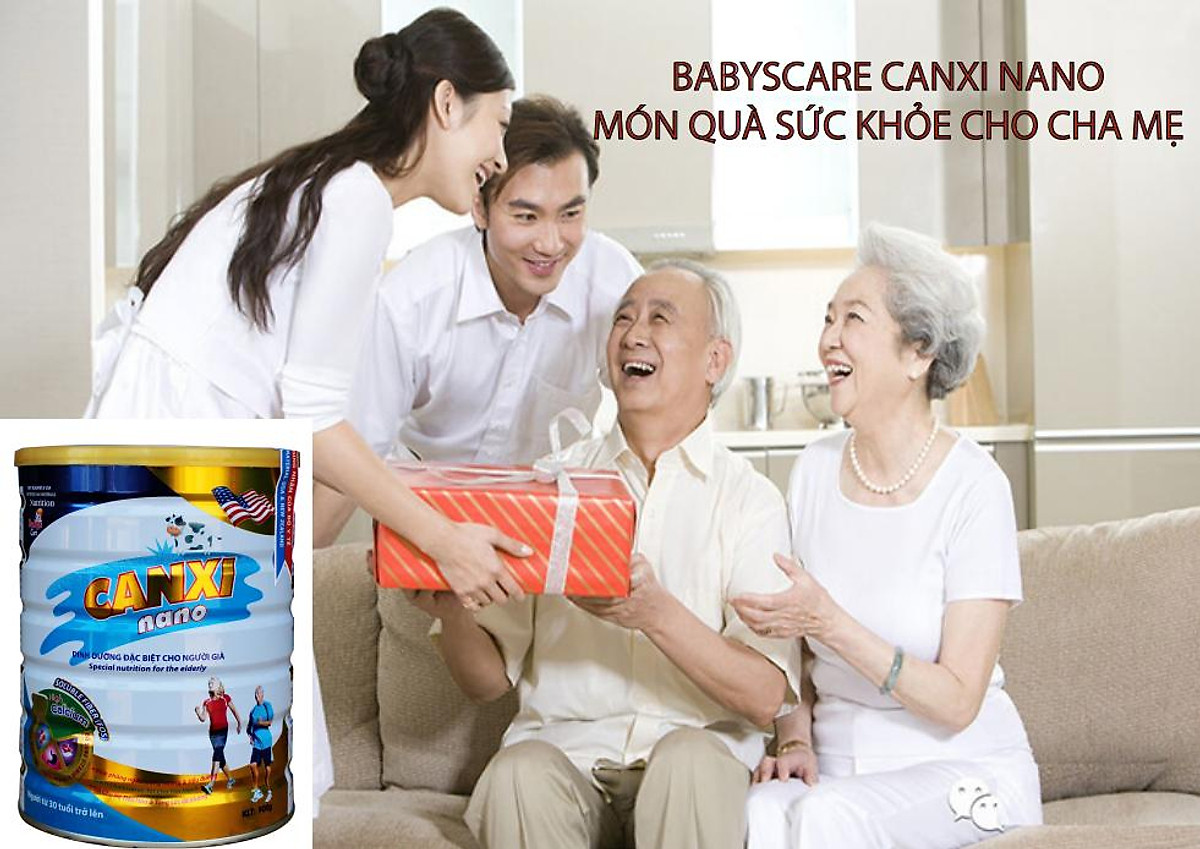 Sữa Bột Babys Care Canxi Nano 900 gam (Từ 25 tuổi) – Xương khỏe – Ngăn ngừa Loãng xương – Bổ sung Nano Canxi – FONTERRA NEW ZEALAND
