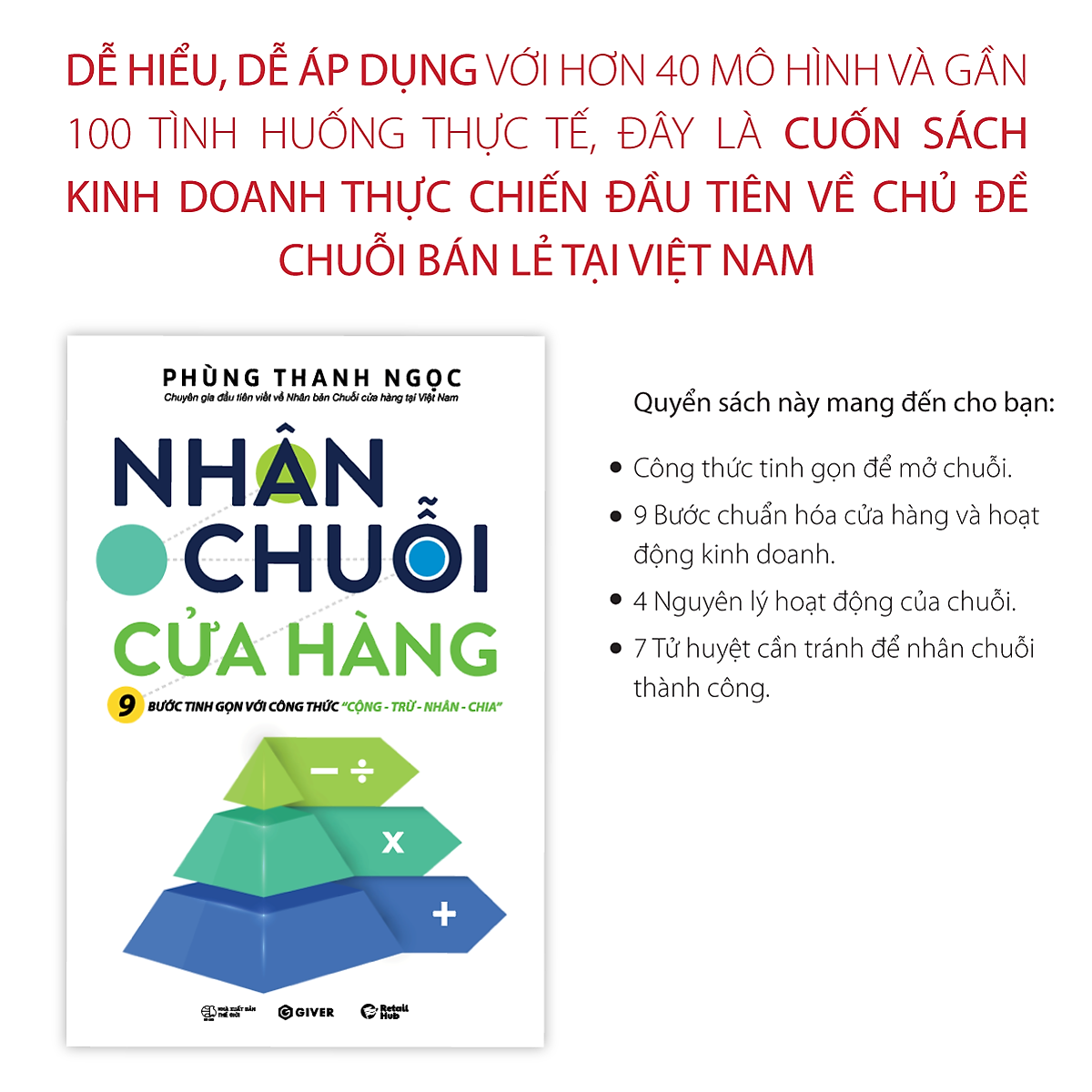 Nhân Chuỗi Cửa Hàng - 9 Bước Đóng Gói Và Xây Dựng Hệ Thống Chuỗi Tinh Gọn Theo Công Thức Cộng Trừ Nhân Chia