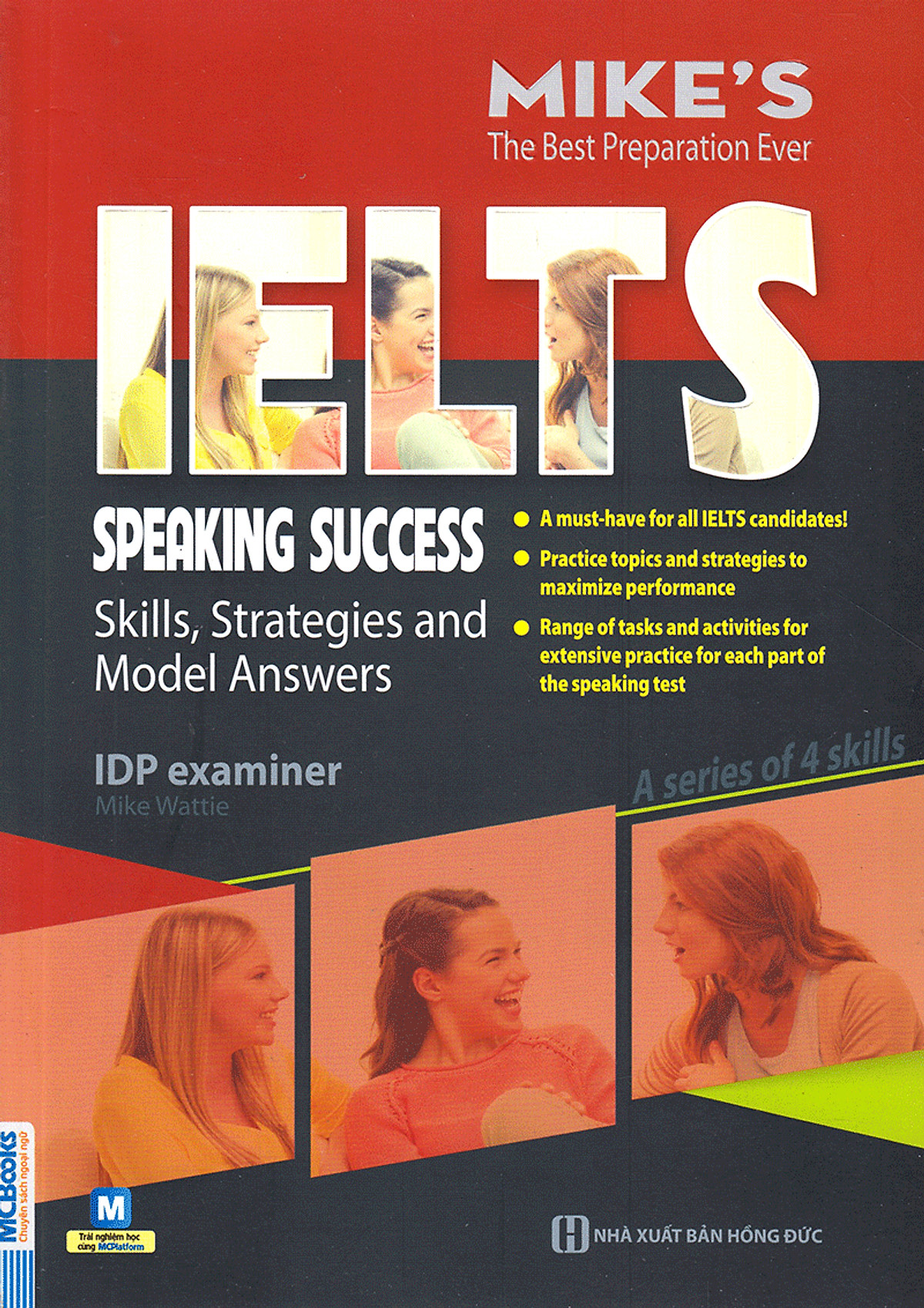 Combo Bộ Sách Luyện Thi Ielts Học Thuật - Bí Kíp Tự Học Ielts 8.0 ( Academic Ielts Mike ) tặng kèm bookmark 