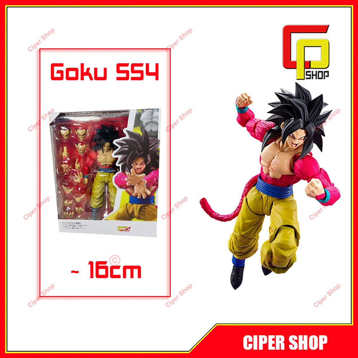 HÀNG MỚI Mô Hình Nhân Vật Goku Super Saiyan4 Siêu To Figure Son Goku SSJ4   Mô