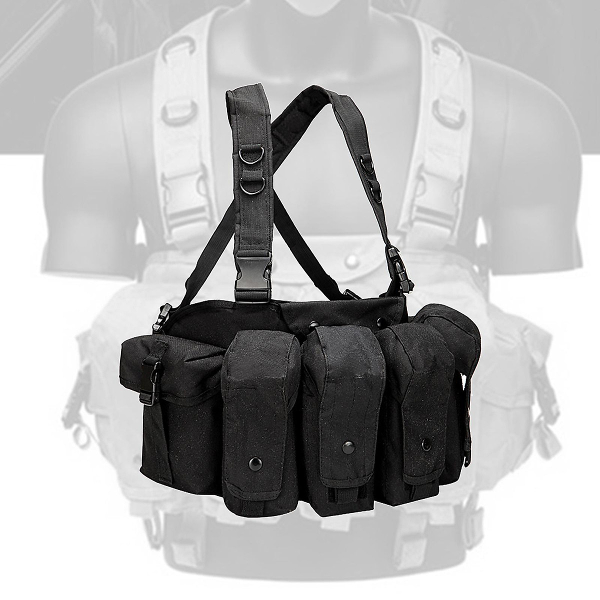 Amazoncom  Condor Modular Vest Black  Tactical Vests  Sports   Outdoors