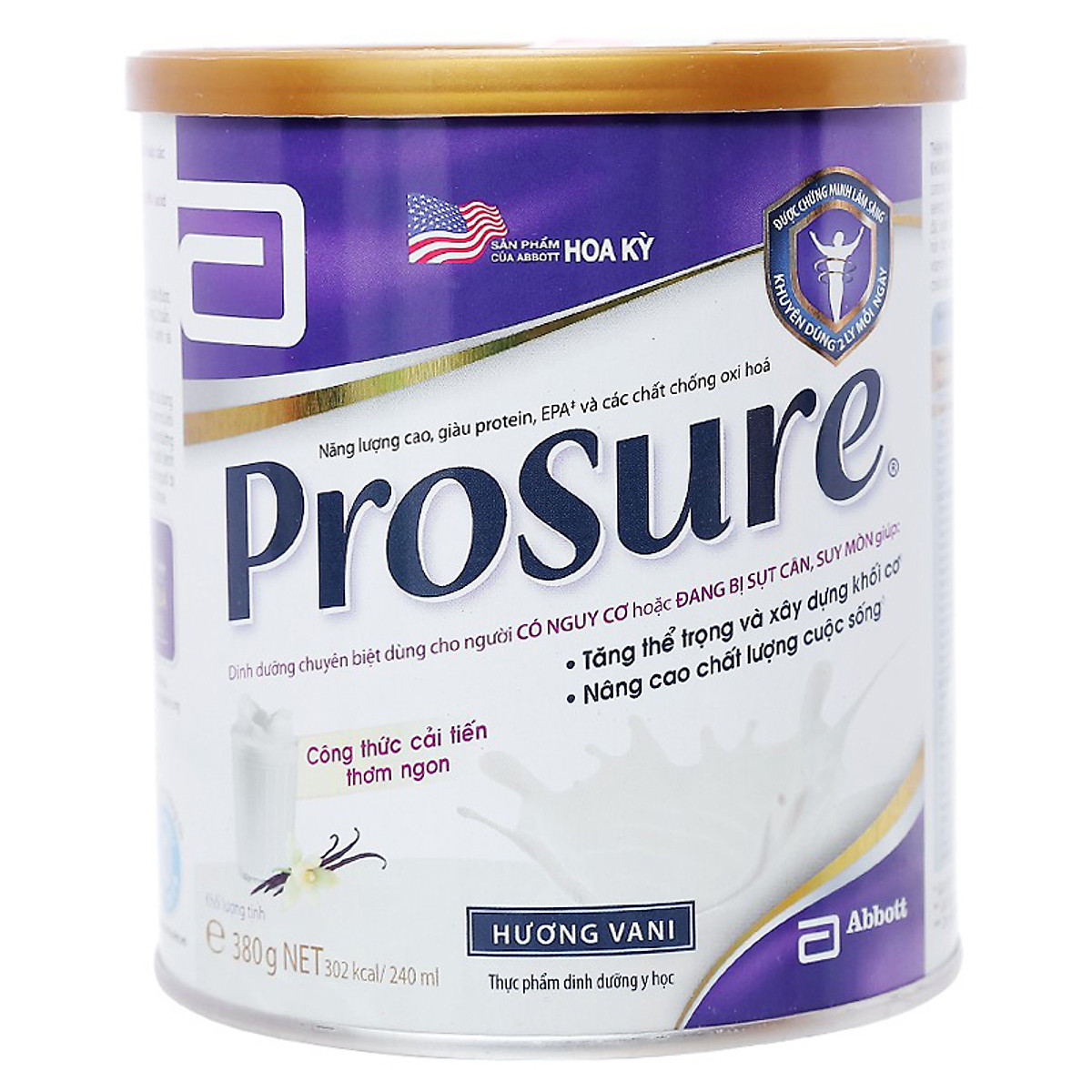 Sữa Bột Dành cho Bệnh Nhân Ung Thư Abbott Prosure 380g
