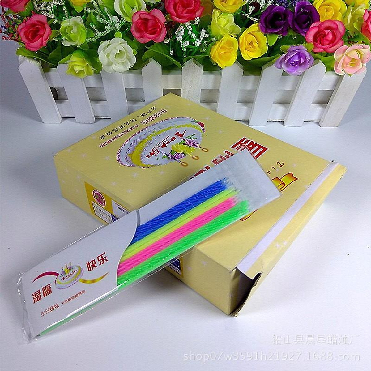Nến tăm dài  A41 Phụ kiện sinh nhật Tú Quỳnh