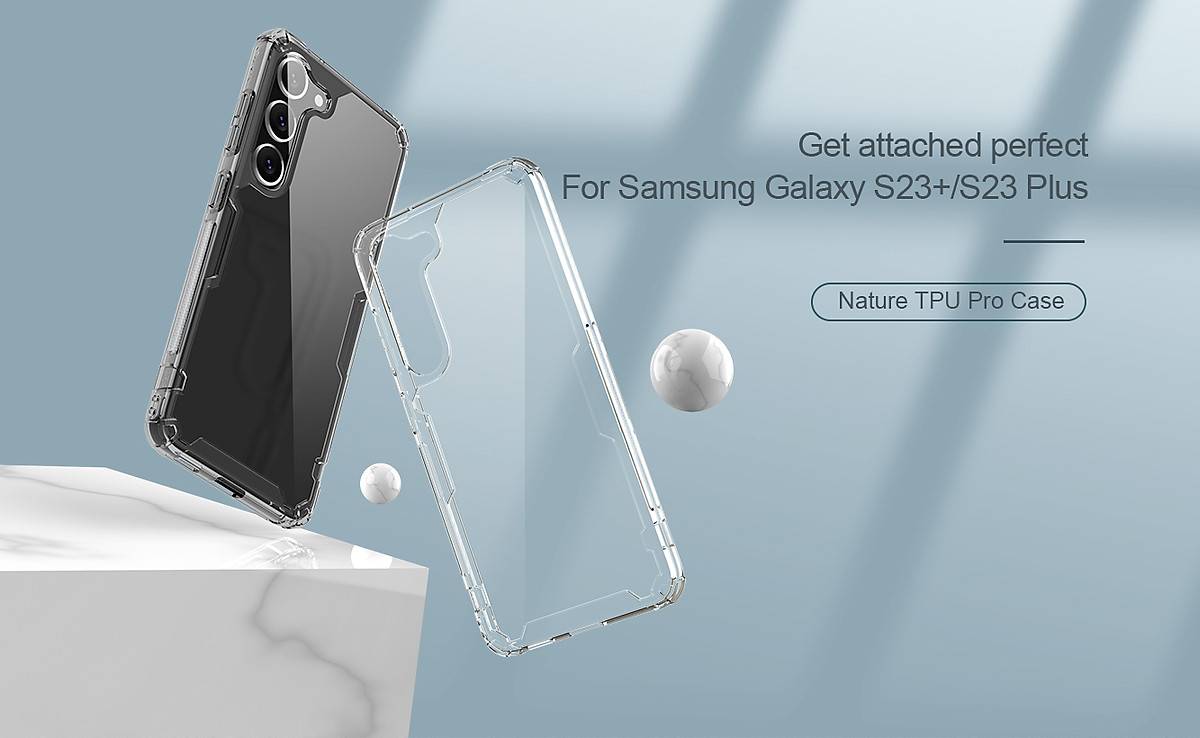 Ốp Lưng Nillkin Nature TPU Pro Dành Cho Samsung Galaxy S23 Ultra / S23 Plus - Hàng Chính Hãng