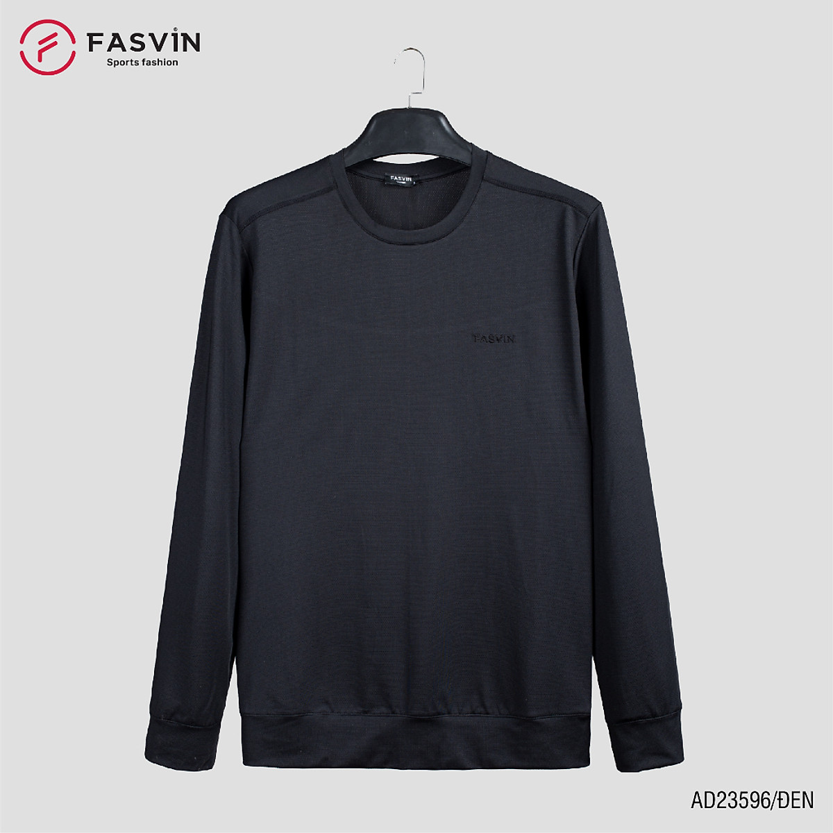 Áo thun dài tay nam Fasvin AD23596.HN chất vải thể thao mềm mại co giãn hàng đẹp chính hãng