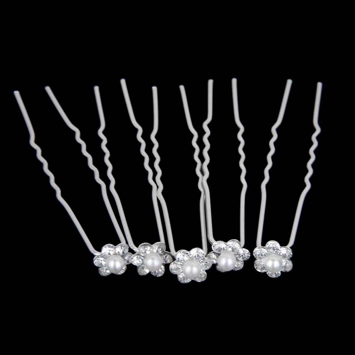 Wedding Bridal Bridesmaid Prom Crystal Faux Pearl Hair Pins Clip Decor Pack of 38 Wedding Bridal Bridesmaid Prom Crystal Faux Pearl Hair Pins Clip Decor Pack of 38