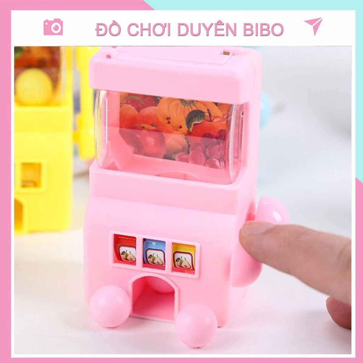 Đồ chơi máy quay thưởng mini Đồ chơi máy xèng mini cho bé, quà ...