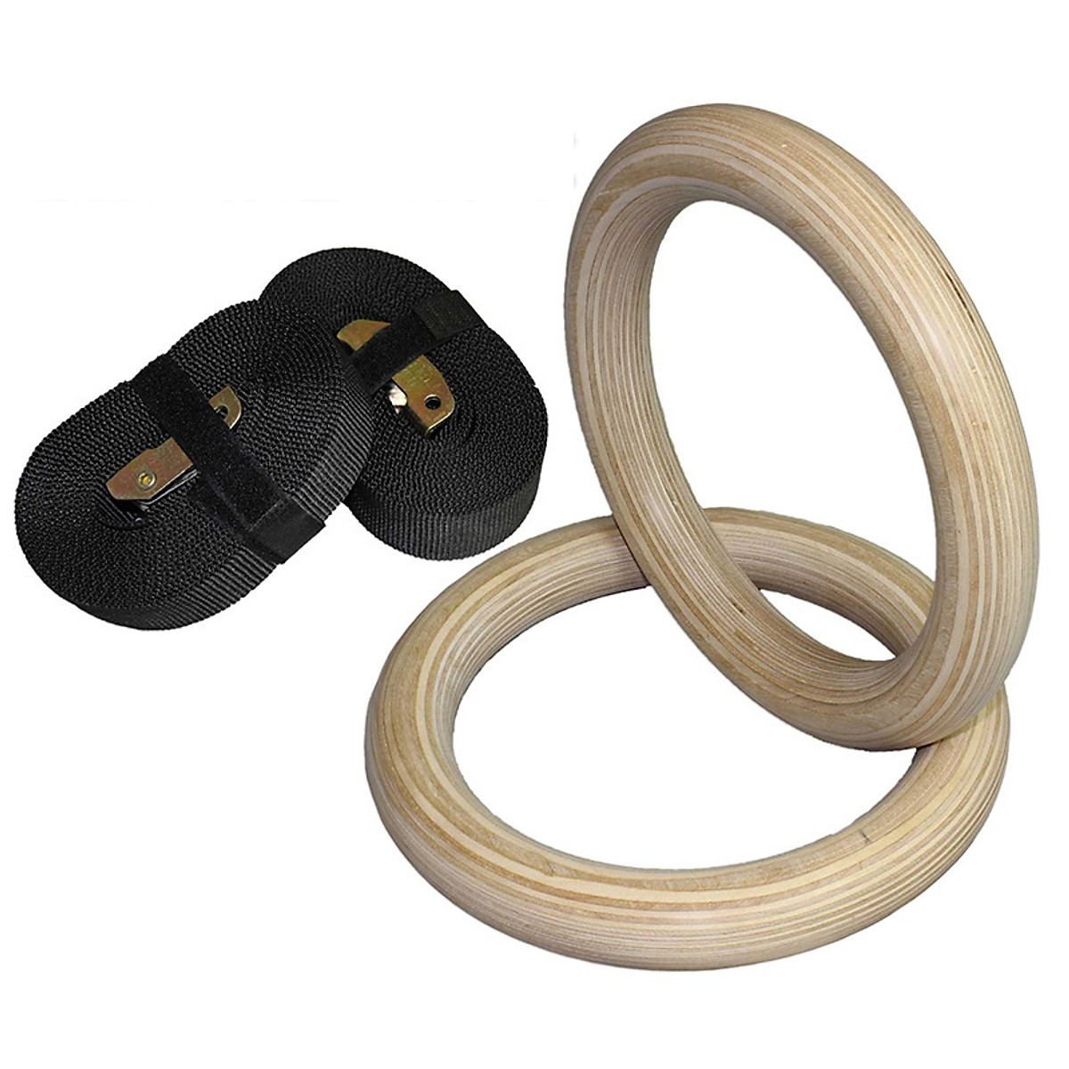 Vòng Treo Gỗ Tập Gym Gymnastic Rings Cleacco