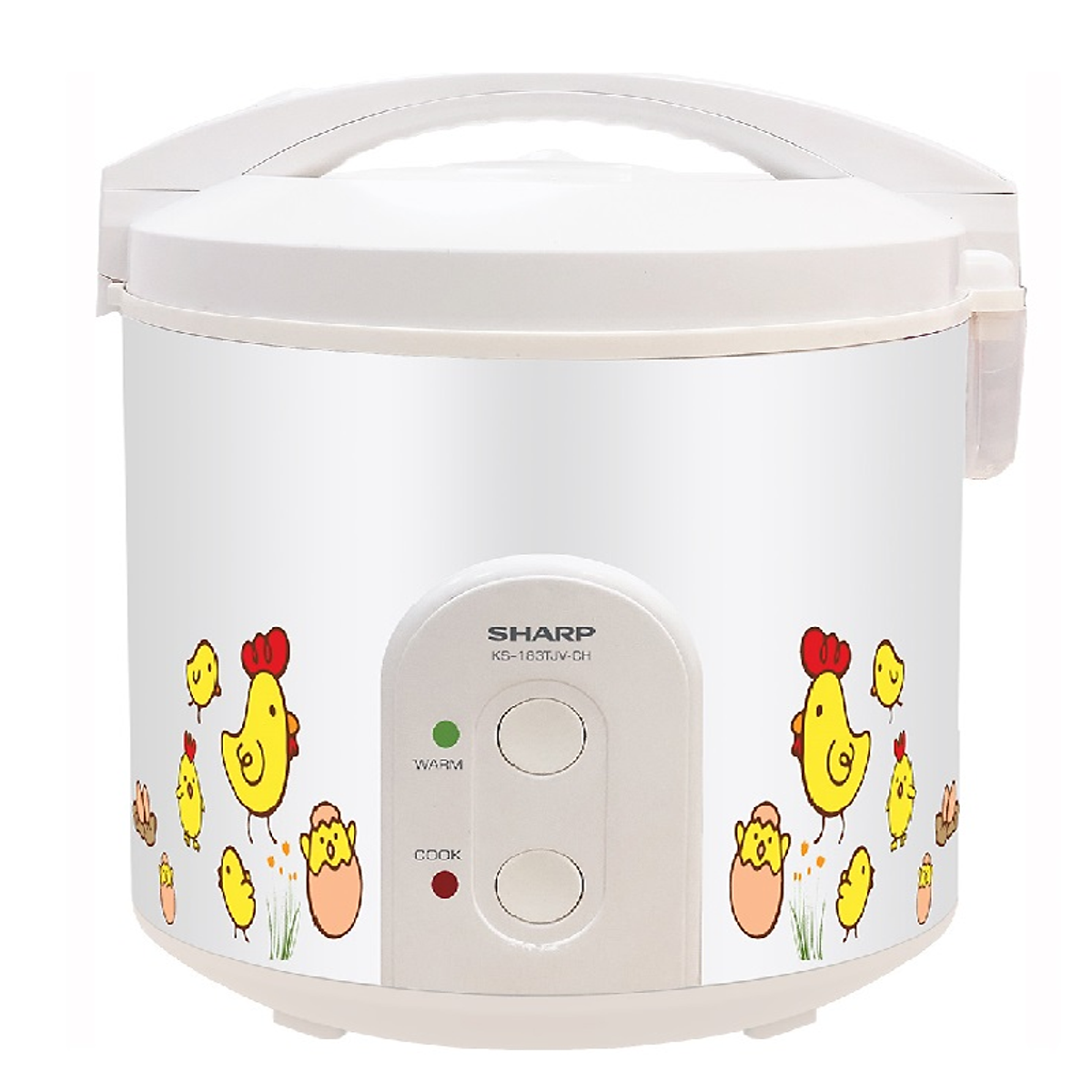 Nồi cơm điện nắp gài Sharp 1.8 lít KS-183TJV-CH - Hàng chính hãng