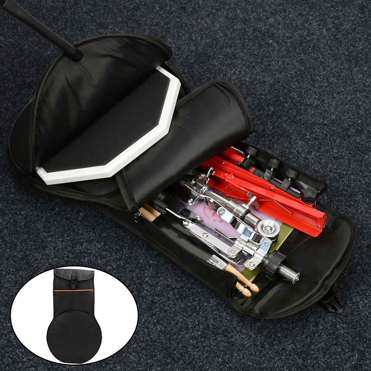 Drum Stick Bag Drumstick Storage Case Hanging Bag