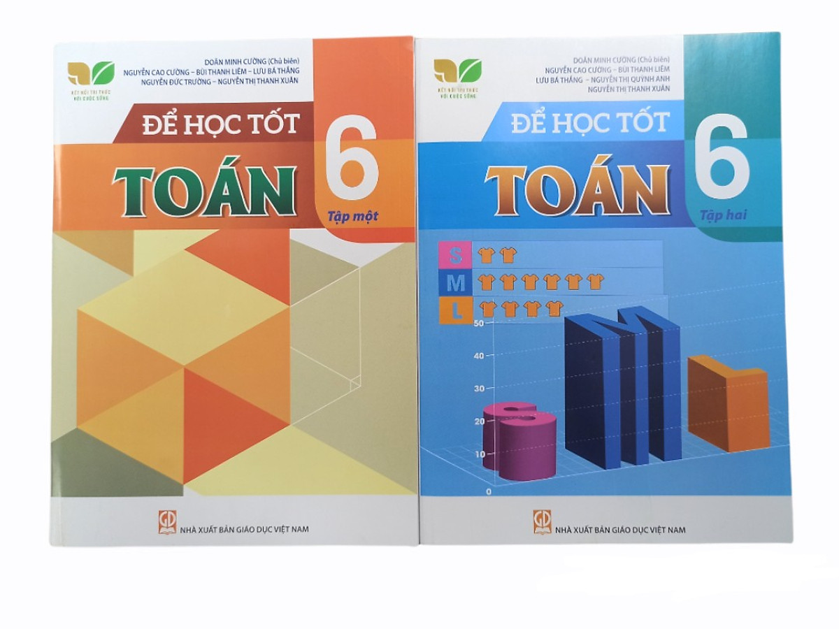 Combo Để Học Tốt Toán Lớp 6 Tập 1+2 (Kết Nối Tri Thức Với Cuộc Sống)