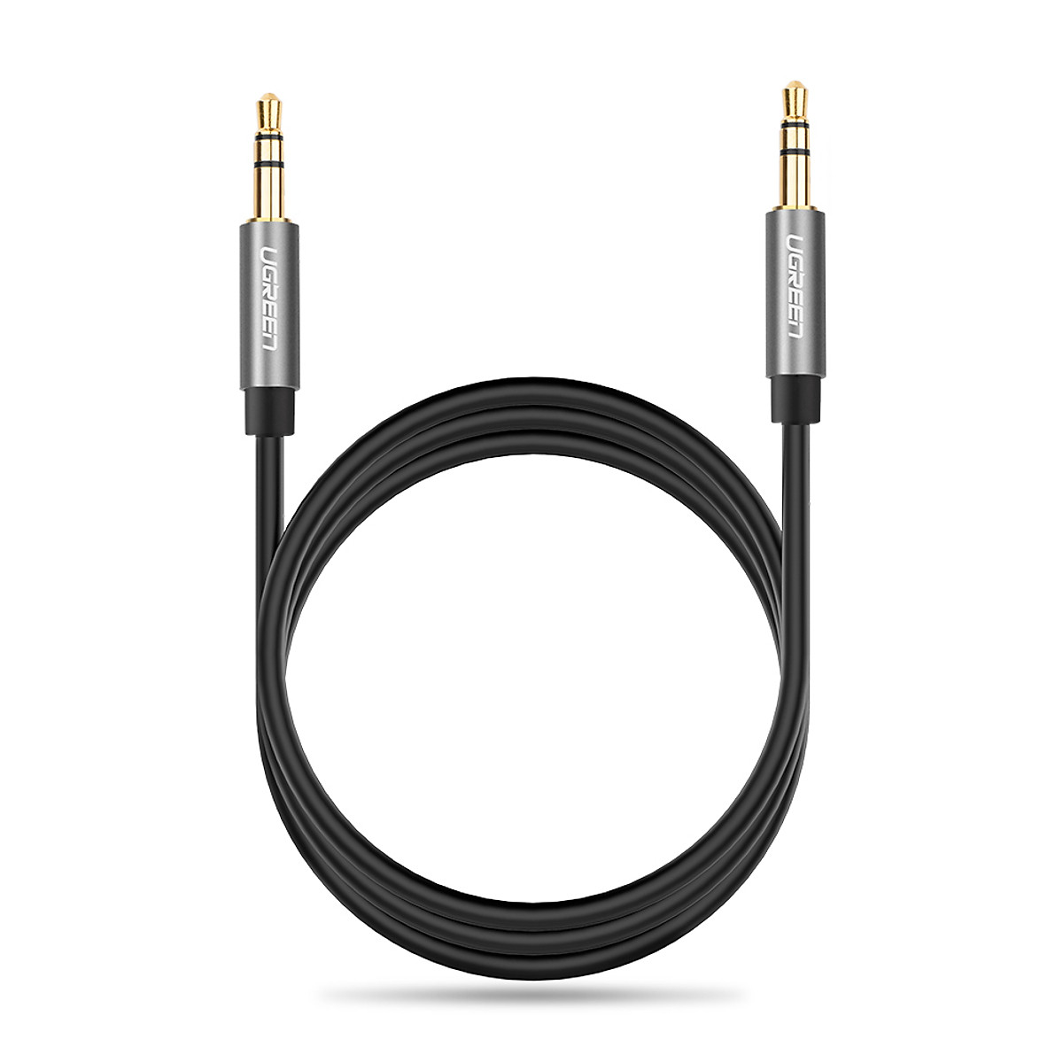 Dây Audio 3.5mm tròn mạ vàng 24K, TPE cao cấp UGREEN AV119 - Hàng chính hãng
