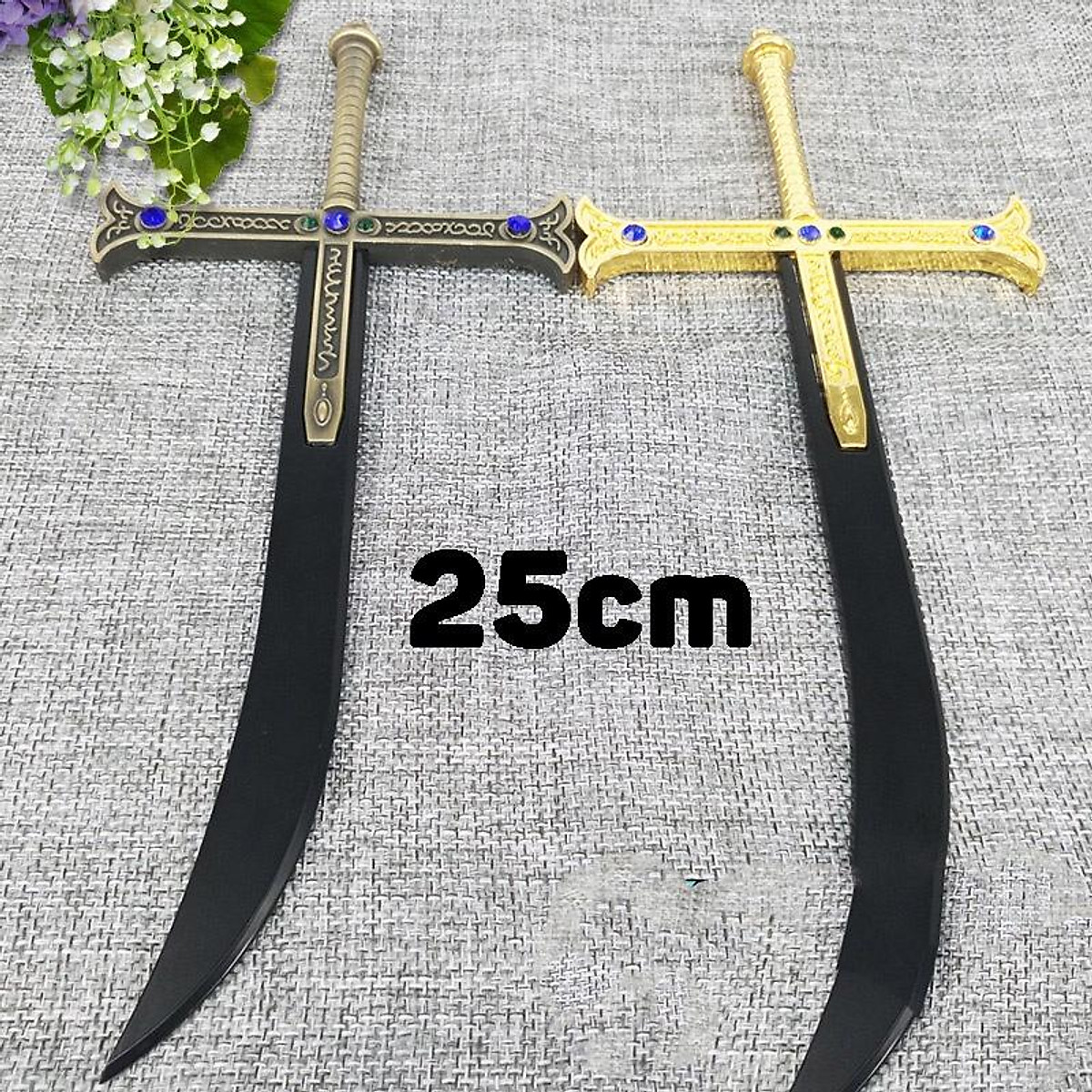 Mô hình Hắc kiếm Yoru 22cm trong One Piece đảo hải tặc Mihawk Thép đặc  nguyên khối onepiece mihak  Lazadavn