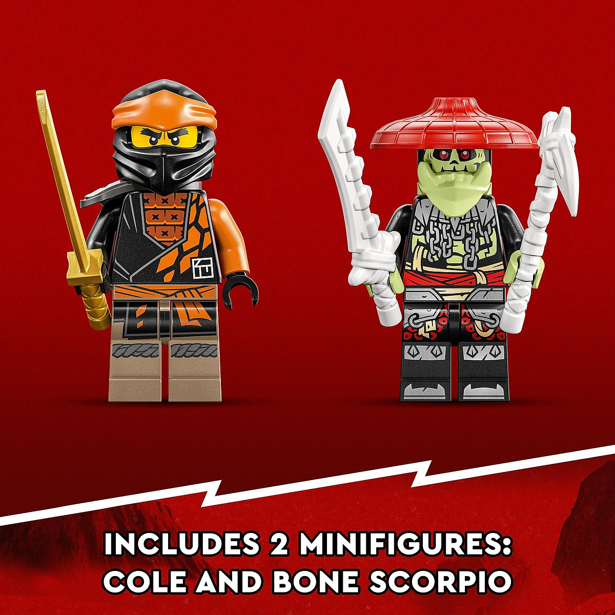 LEGO Ninjago 71782 Rồng Thần Tiến Hóa Của Cole (285 Chi Tiết)