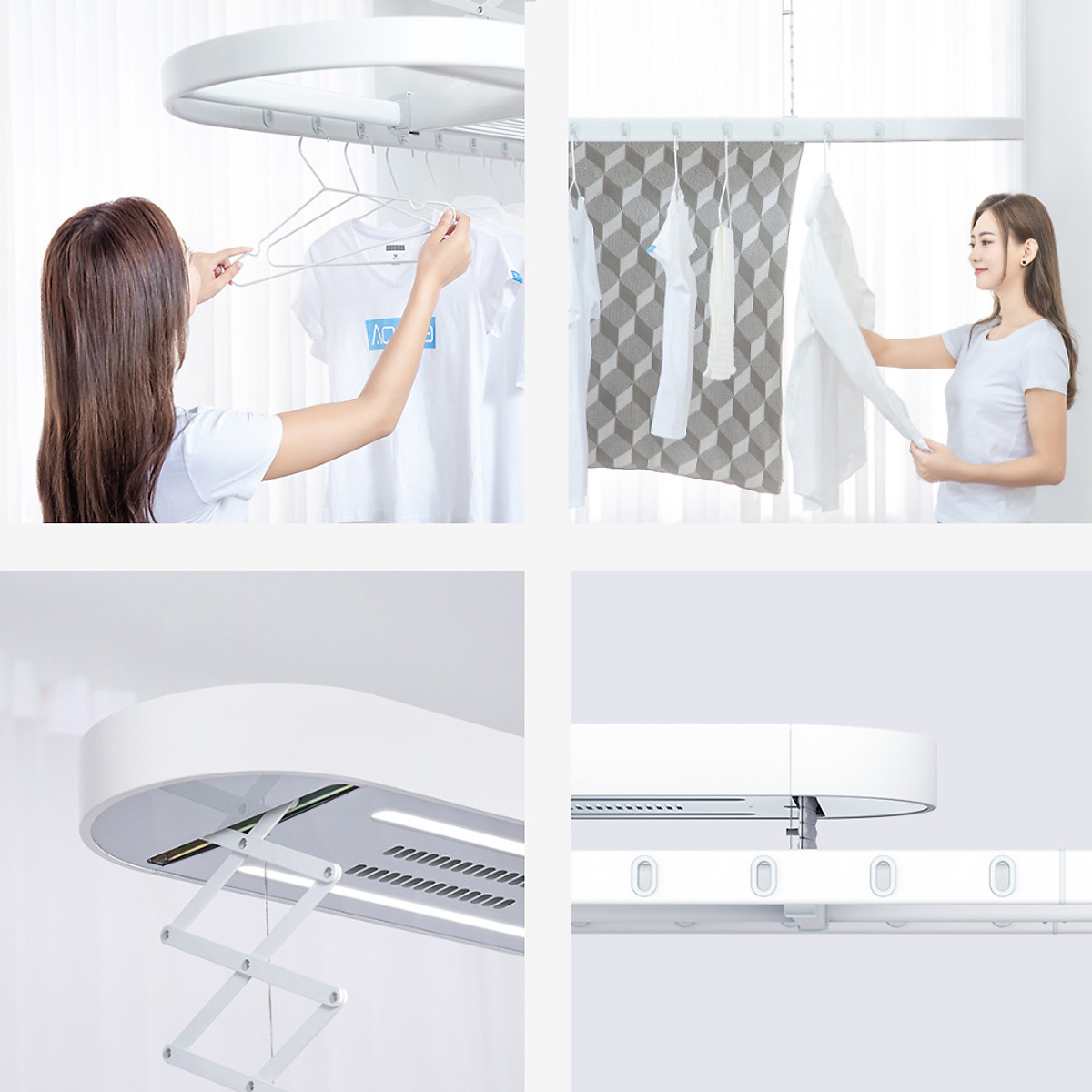 AQara Smart Drying Rack Remote Control Automatic Lifting Air Indoor