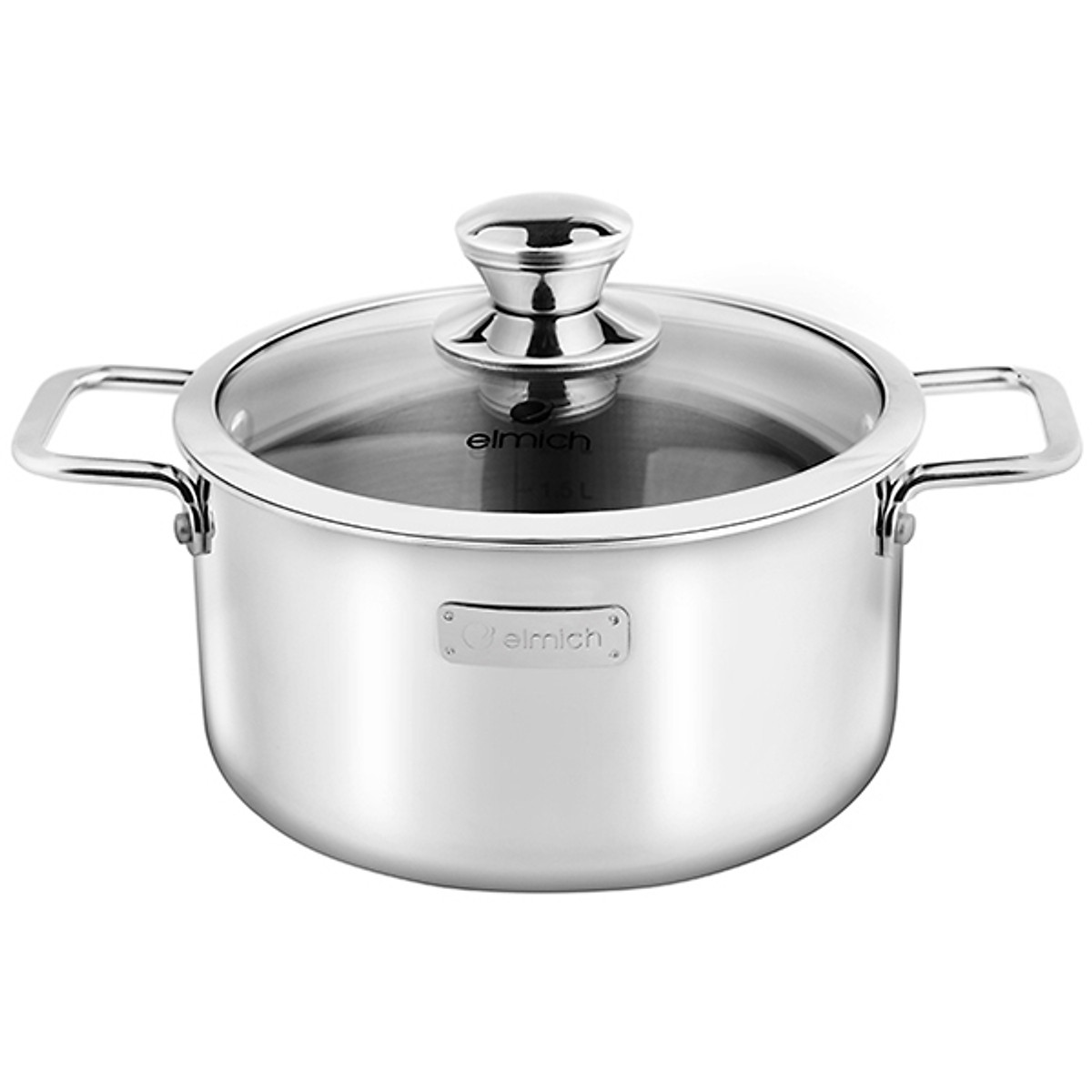 Bộ nồi Inox dập nguyên khối Elmich Trimax Classic EL-2110OL Size 18, 20, 24, chảo 26cm