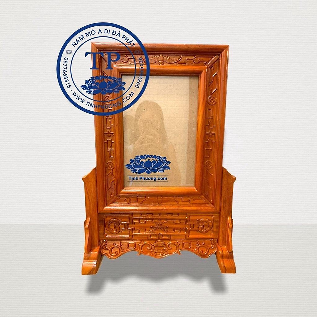 Mua KHUNG HÌNH THỜ GỖ HƯƠNG MẪU ĐỤC NỀN KH126332 - Ảnh 20x30 tại ...
