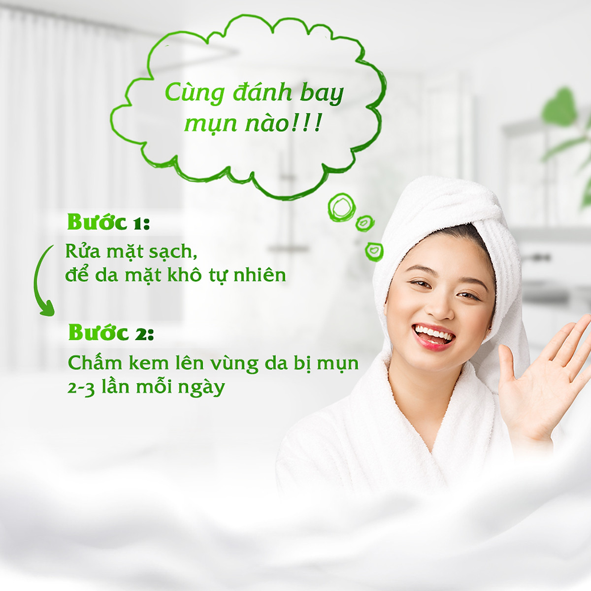 Combo 2 kem chấm mụn Oribe giảm mụn ẩn mờ thâm liền sẹo 20g