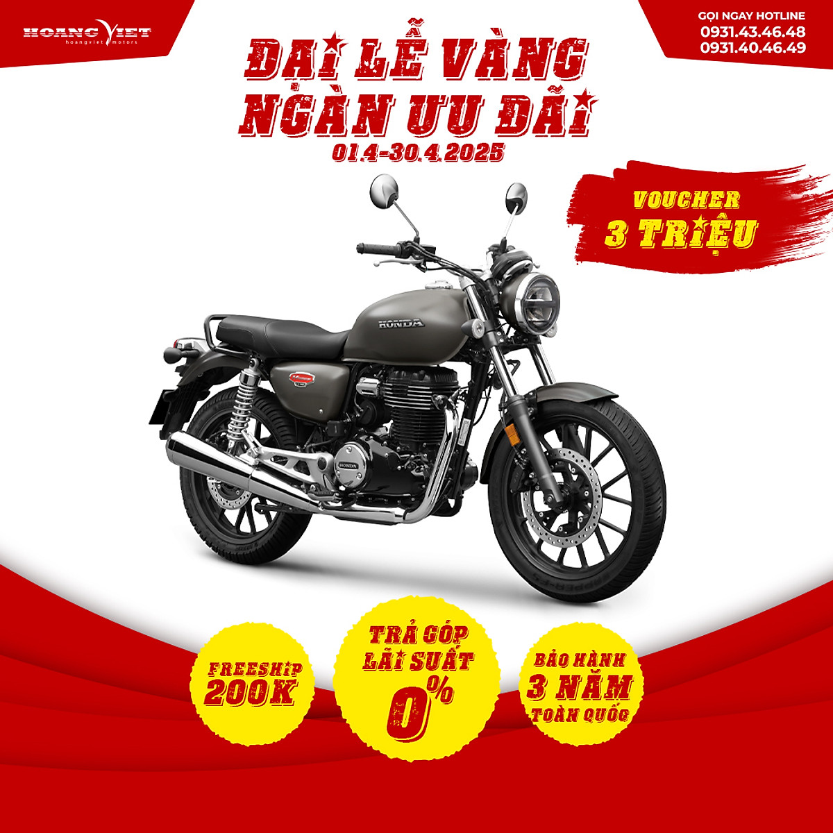 Xe máy Honda CB350 H'ness 2024