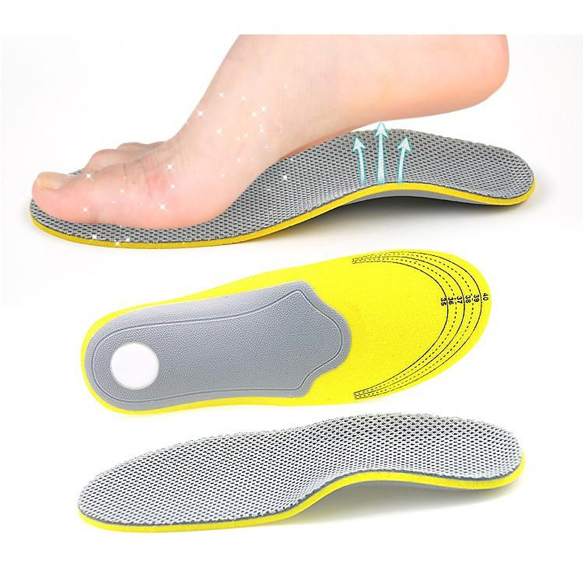 MIẾNG LÓT GIÀY THỂ THAO THOÁNG KHÍ SIZE NAM NỮ