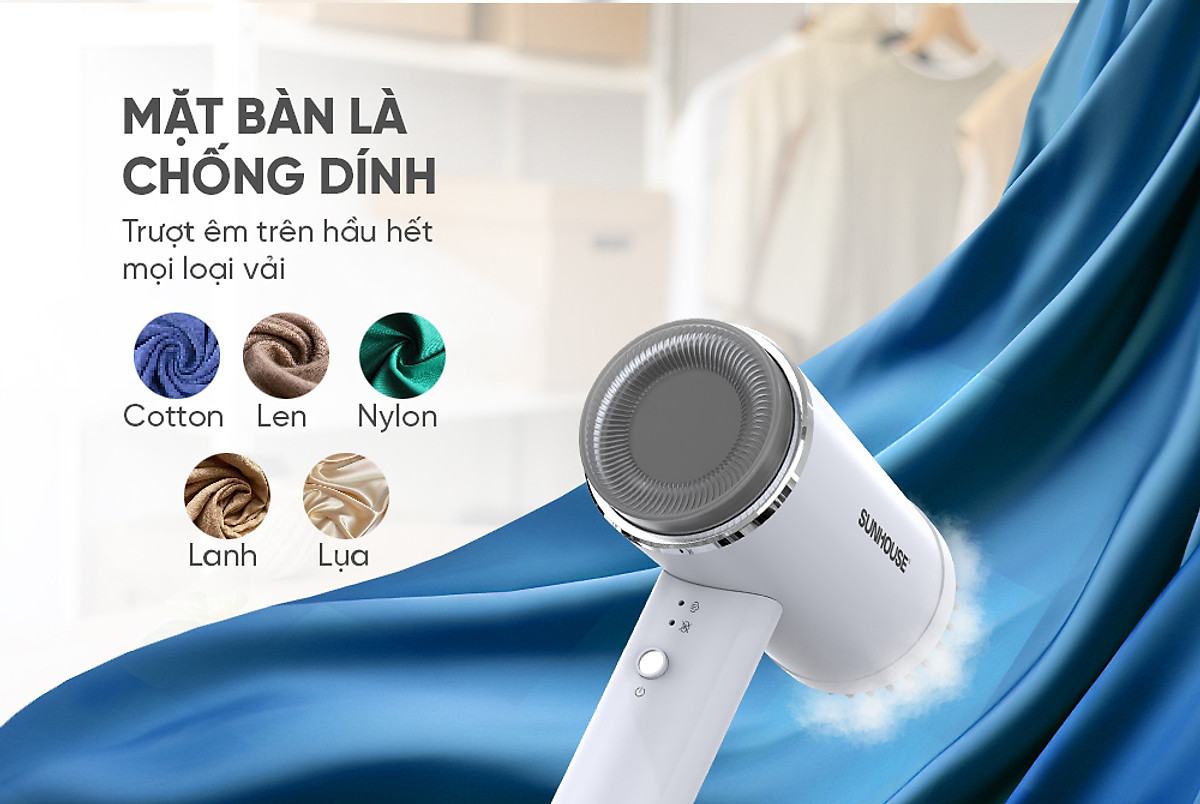 Bàn là hơi nước cầm tay Sunhouse SHD2176 (1000W)- Hàng chính hãng