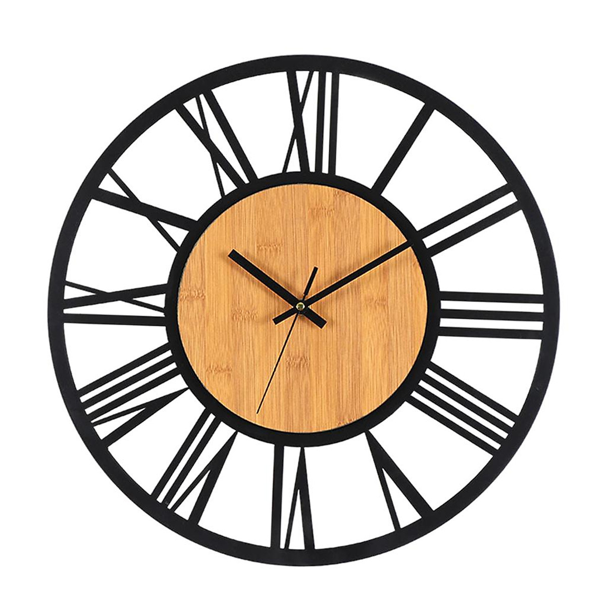 Large Retro Hollow Wall Clock lounge hanging 40cm - Sắp xếp nhà cửa