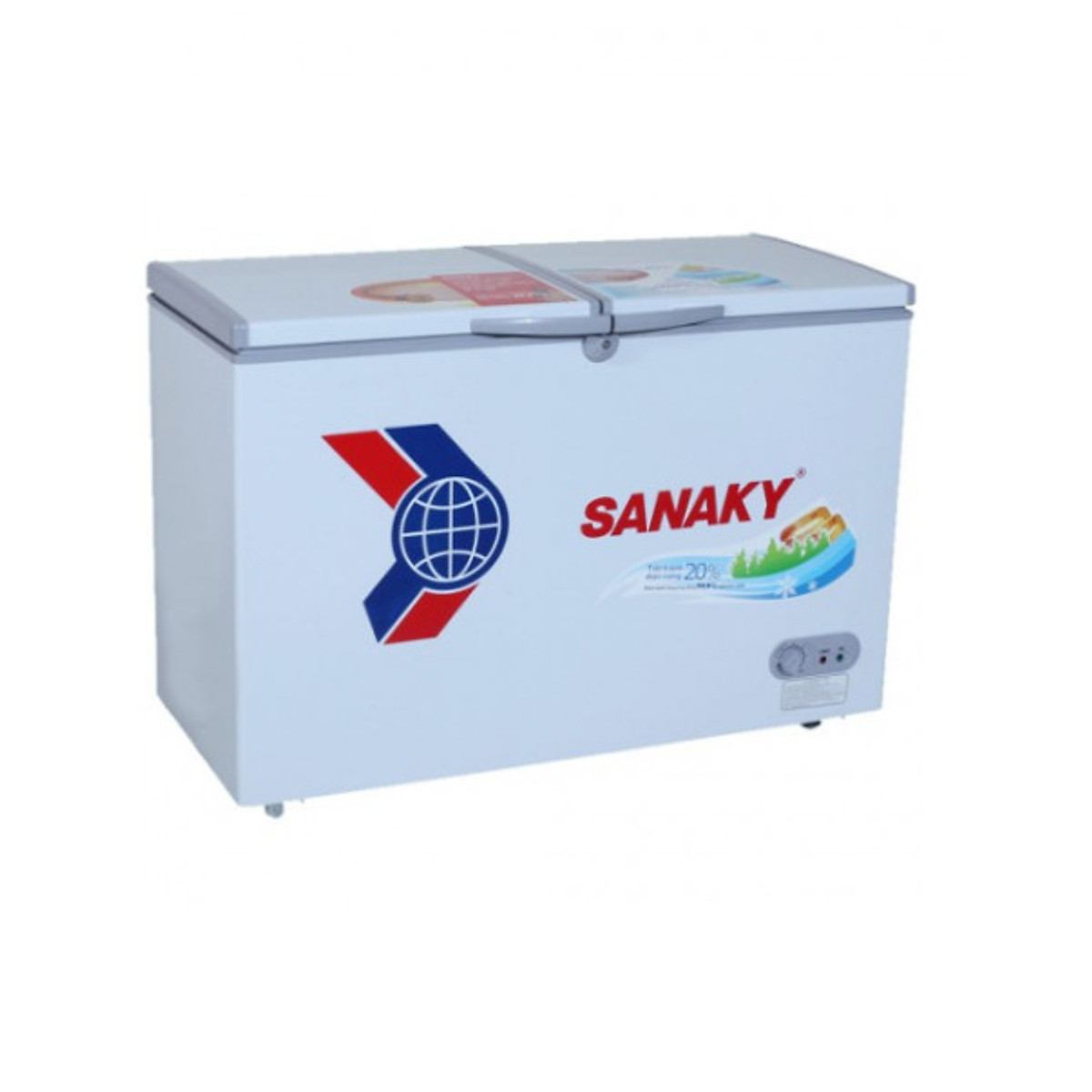 Tủ Đông Dàn Đồng Sanaky VH-2599W1 ( 2 Chế Độ Đông, Mát) (250L) - Hàng Chính Hãng