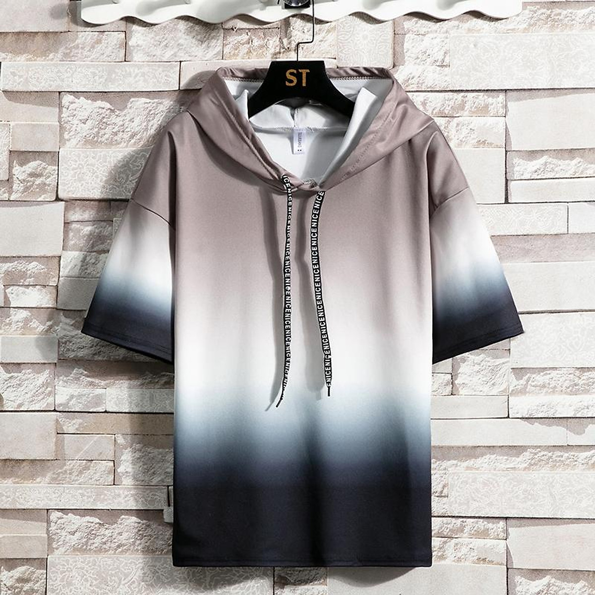 Áo hoodie tay ngắn