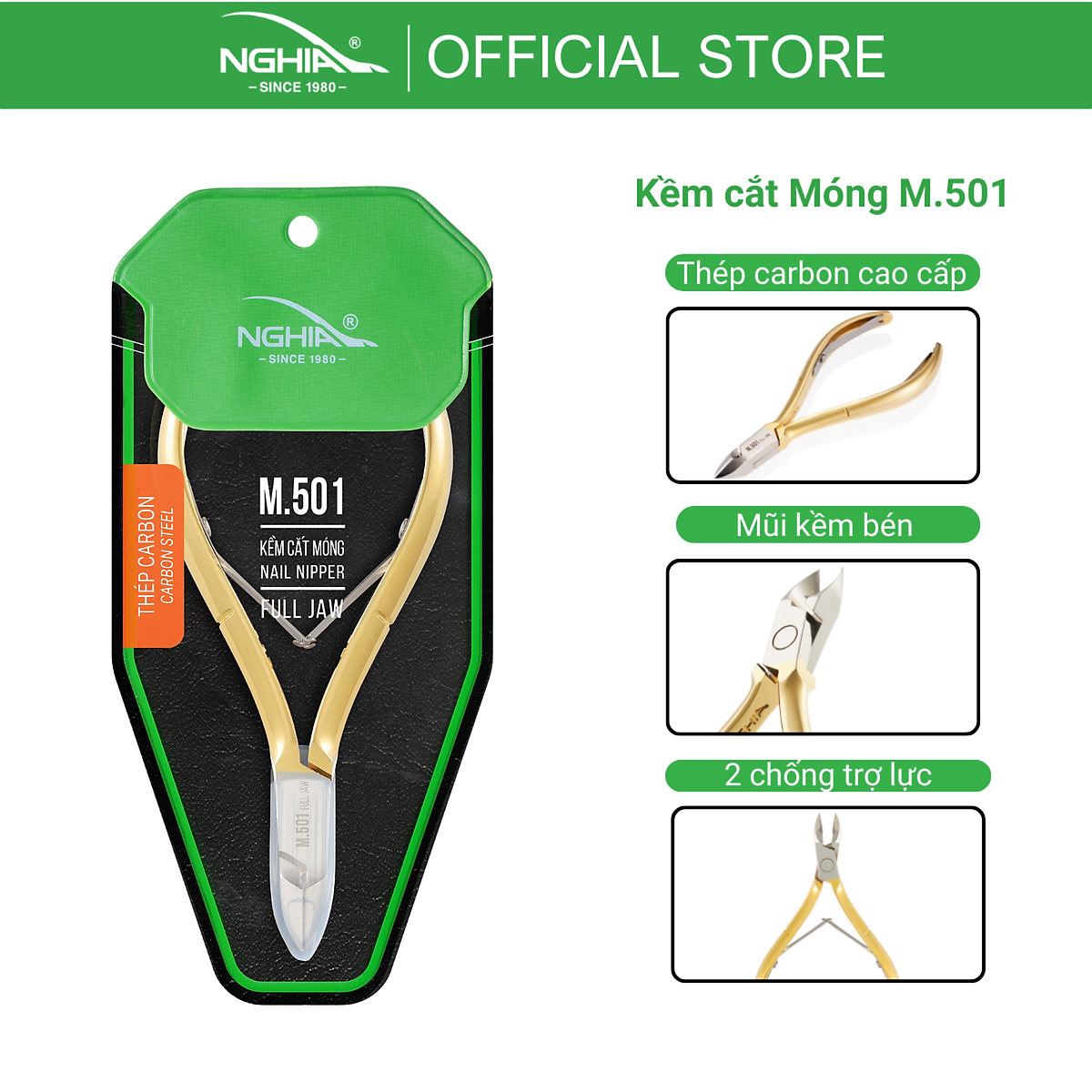 Kềm Cắt Móng Thép 501 Kềm Nghĩa