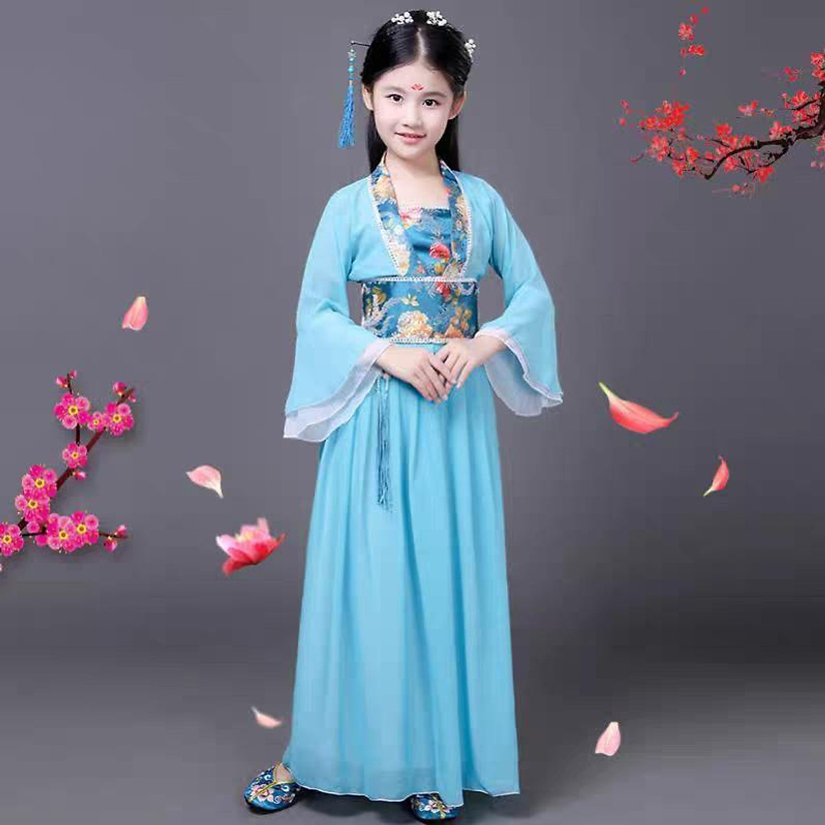 Đầm Công Chúa Hằng Nga  CỰC XINH  váy bé gái lụa kết hợp tơ truyền thống  siêu xinh cho bé từ 1 đến 5 tuổi  Shopee Việt Nam