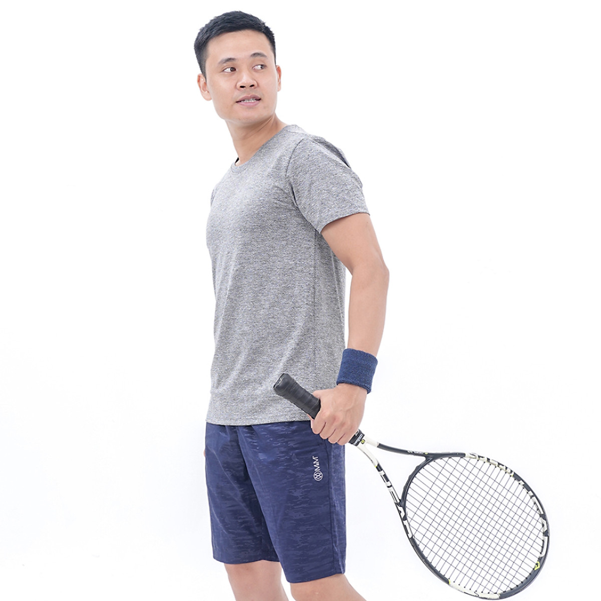 Áo thun thể thao nam MRM Active Pro thấm hút mồ hôi tốt co dãn thoải mái vận động