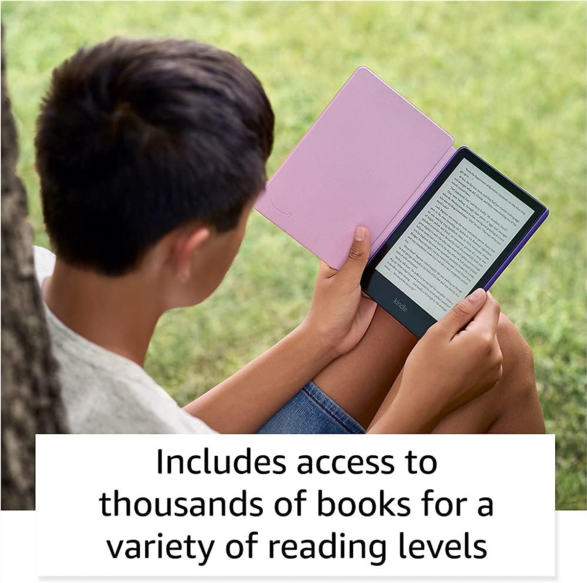 Combo Máy đọc sách All New Kindle Paperwhite 5 (11th Gen) và Bao da FOR KIDS (Bản KIDS, Không Quảng Cáo) - Hàng chính hãng