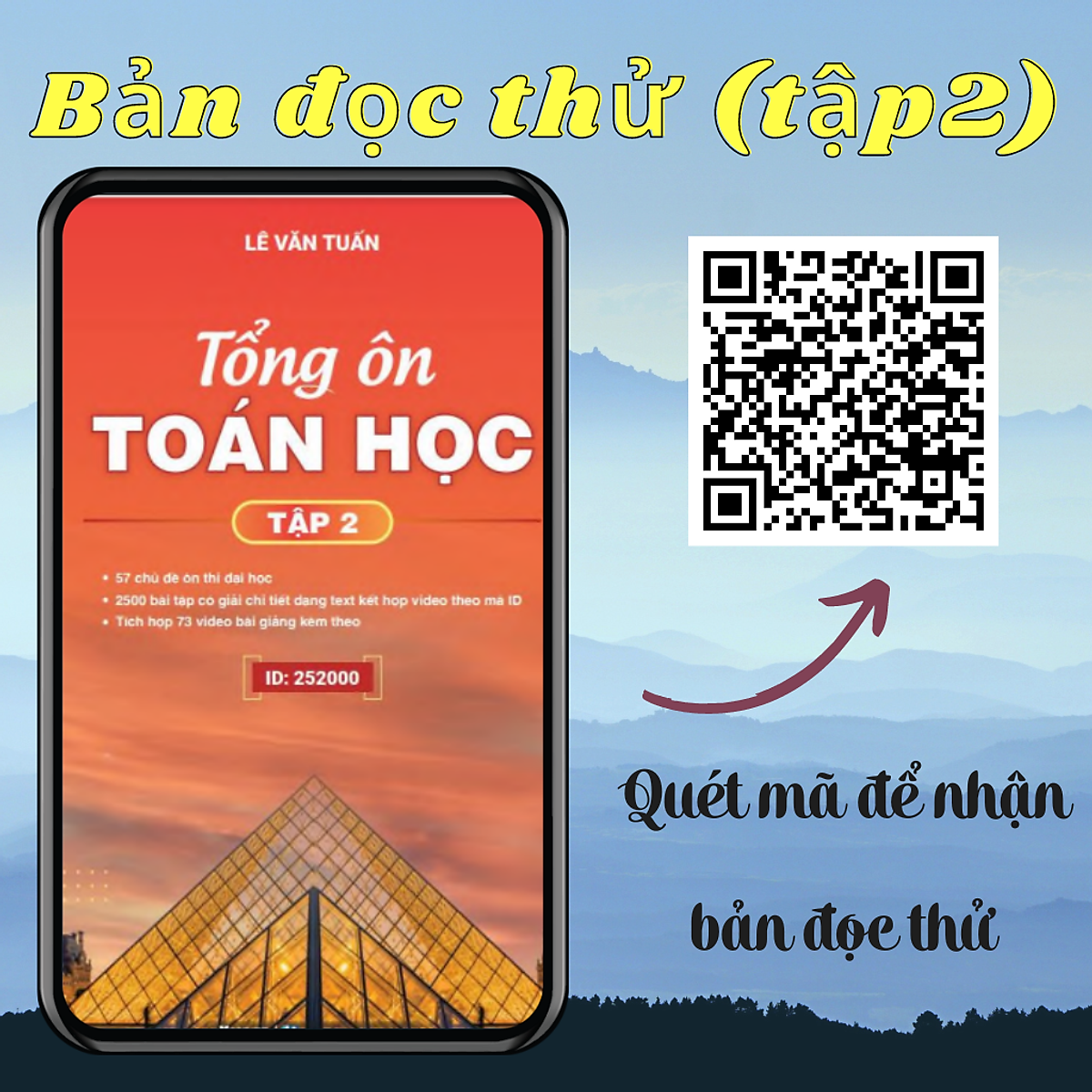 Combo 2 Sách ID Tổng Ôn Toán Học Lớp 12 tự học luyện thi thpt quốc gia môn toán 2023 Moonbook