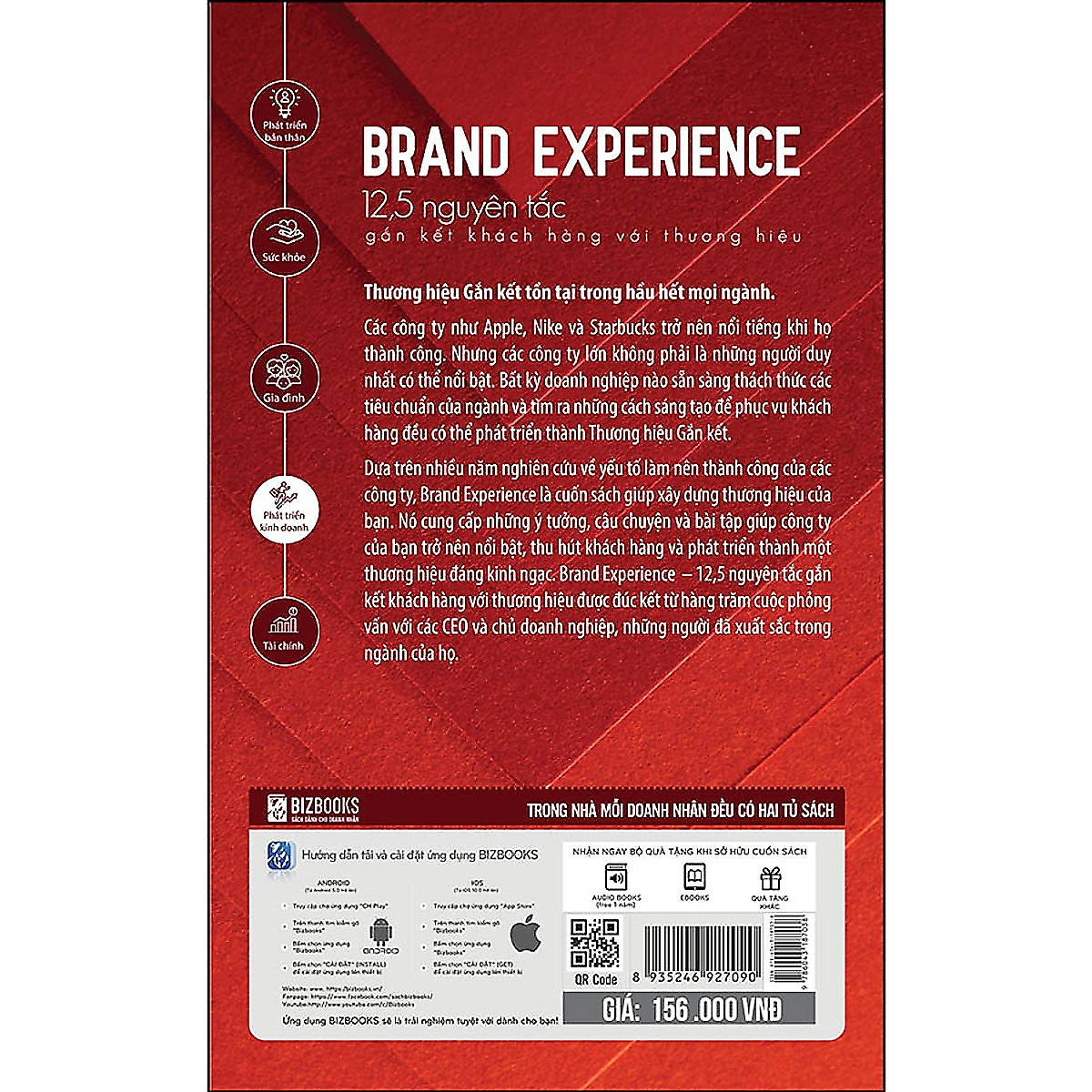 BIZBOOKS – Sách Brand Experience 12,5 - Nguyên Tắc Gắn Kết Khách Hàng Với Thương Hiệu - MinhAnBooks