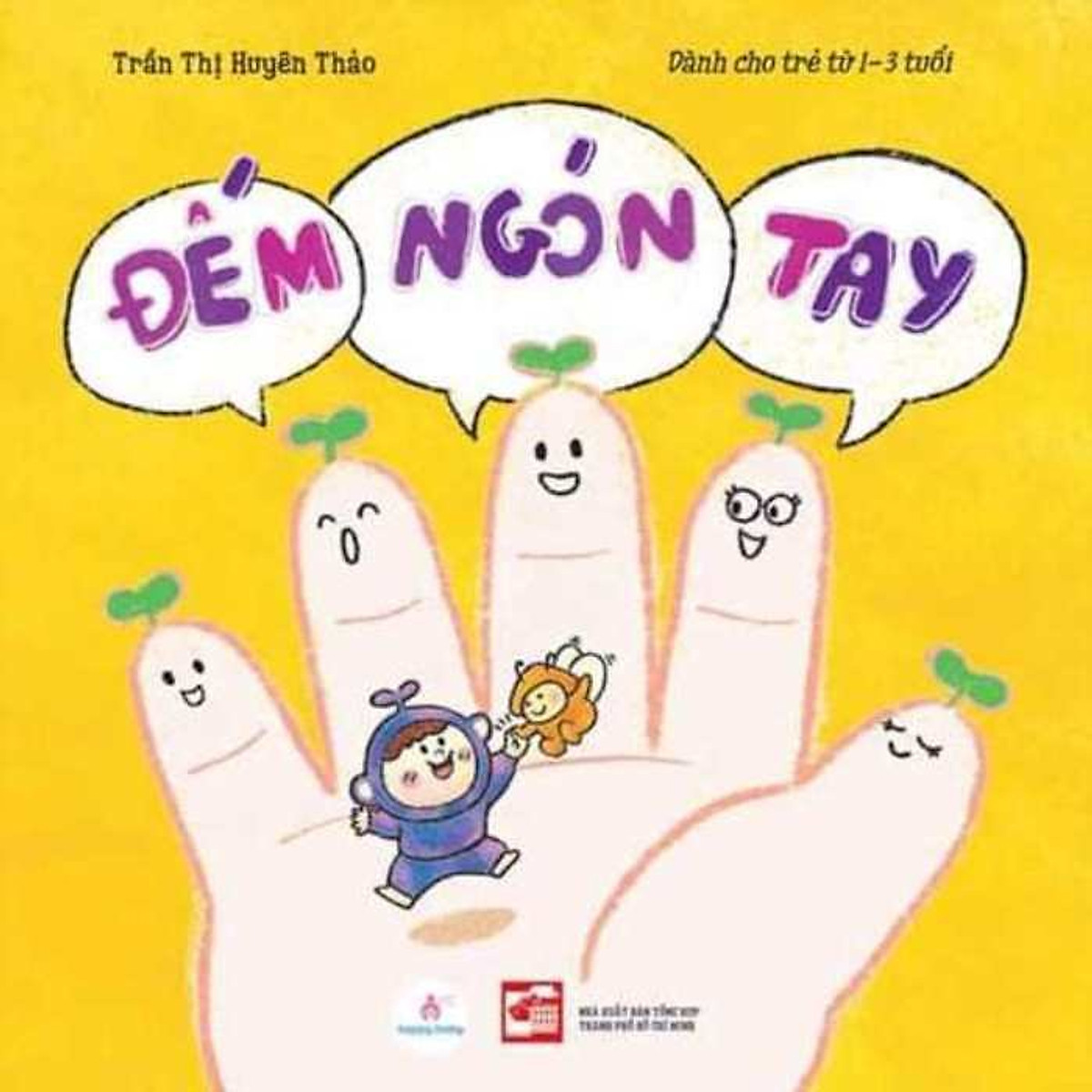 Đếm Ngón Tay (Dành Cho Trẻ Từ 1-3 Tuổi)(Sách Màu)