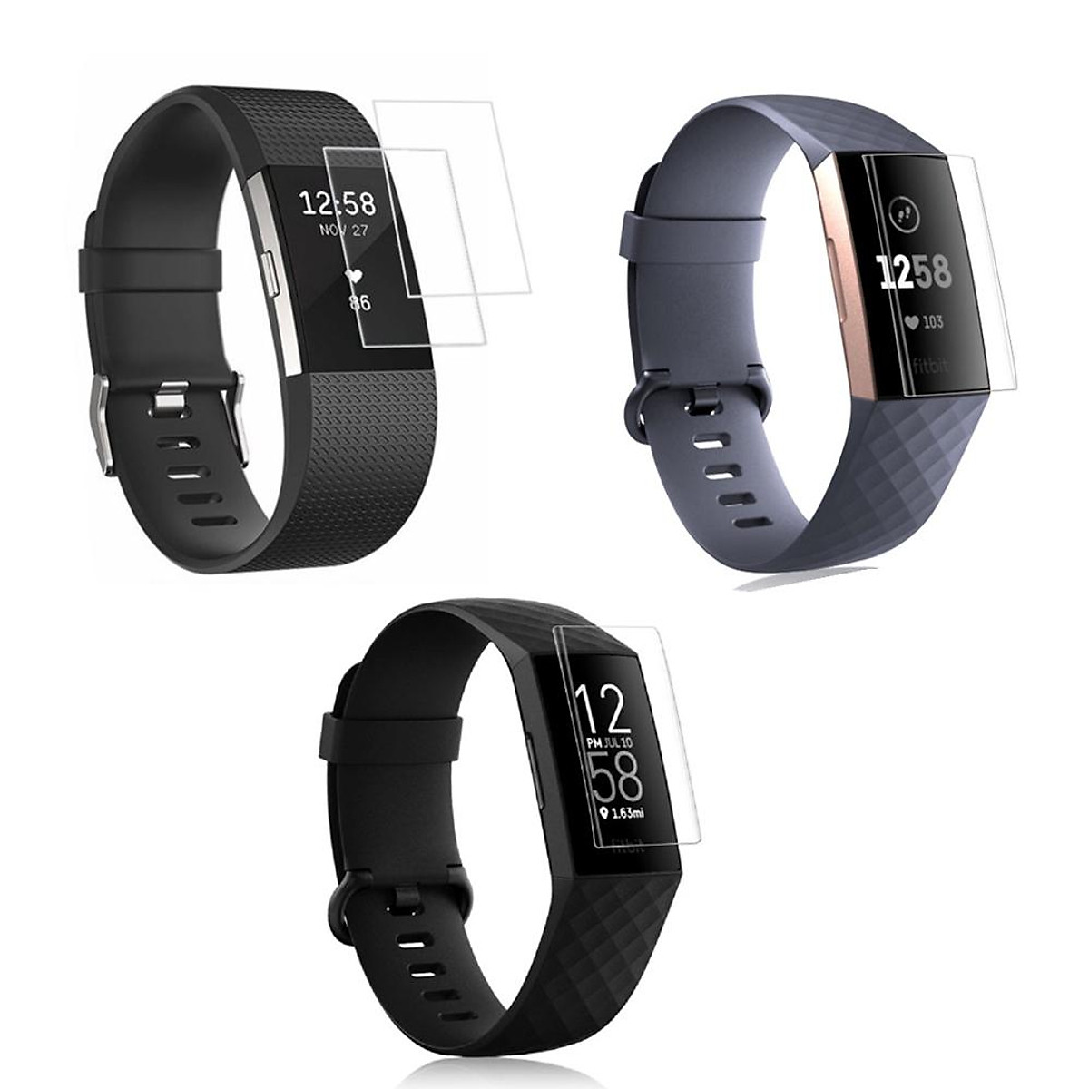 Miếng Dán Bảo Vệ Màn Hình Dành Cho Đồng Hồ Thông Minh Fitbit ...
