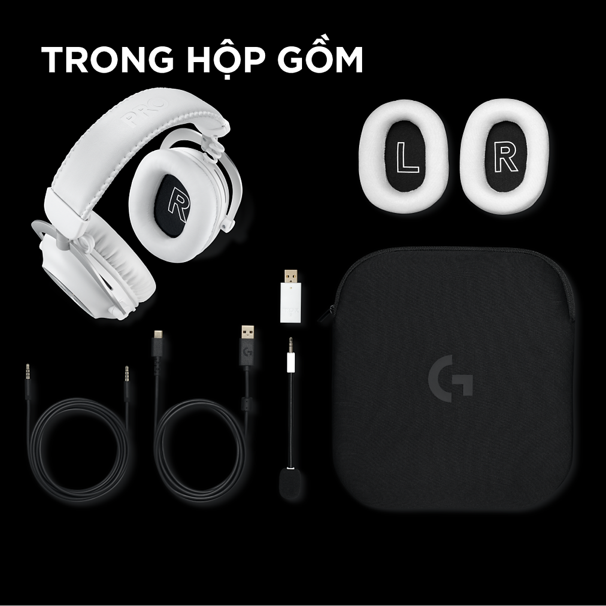 Tai Nghe Gaming Không Dây Logitech PRO X 2 LIGHTSPEED - Hàng Chính Hãng