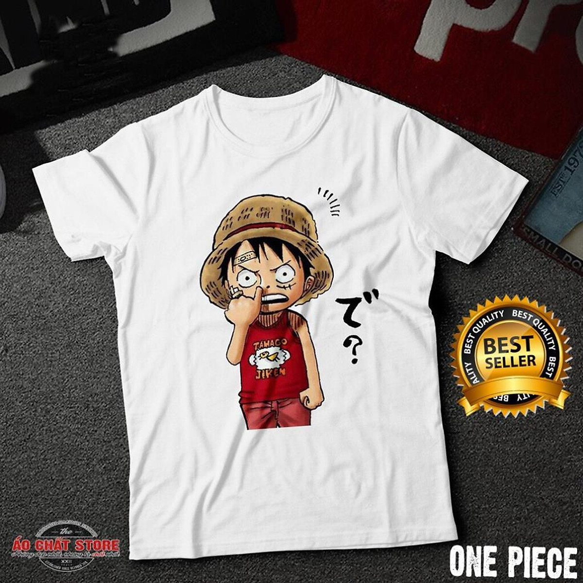 ẢNH THẬT) Áo Thun One Piece Luffy Chibi Siêu Chất | Áo Phông Đảo ...