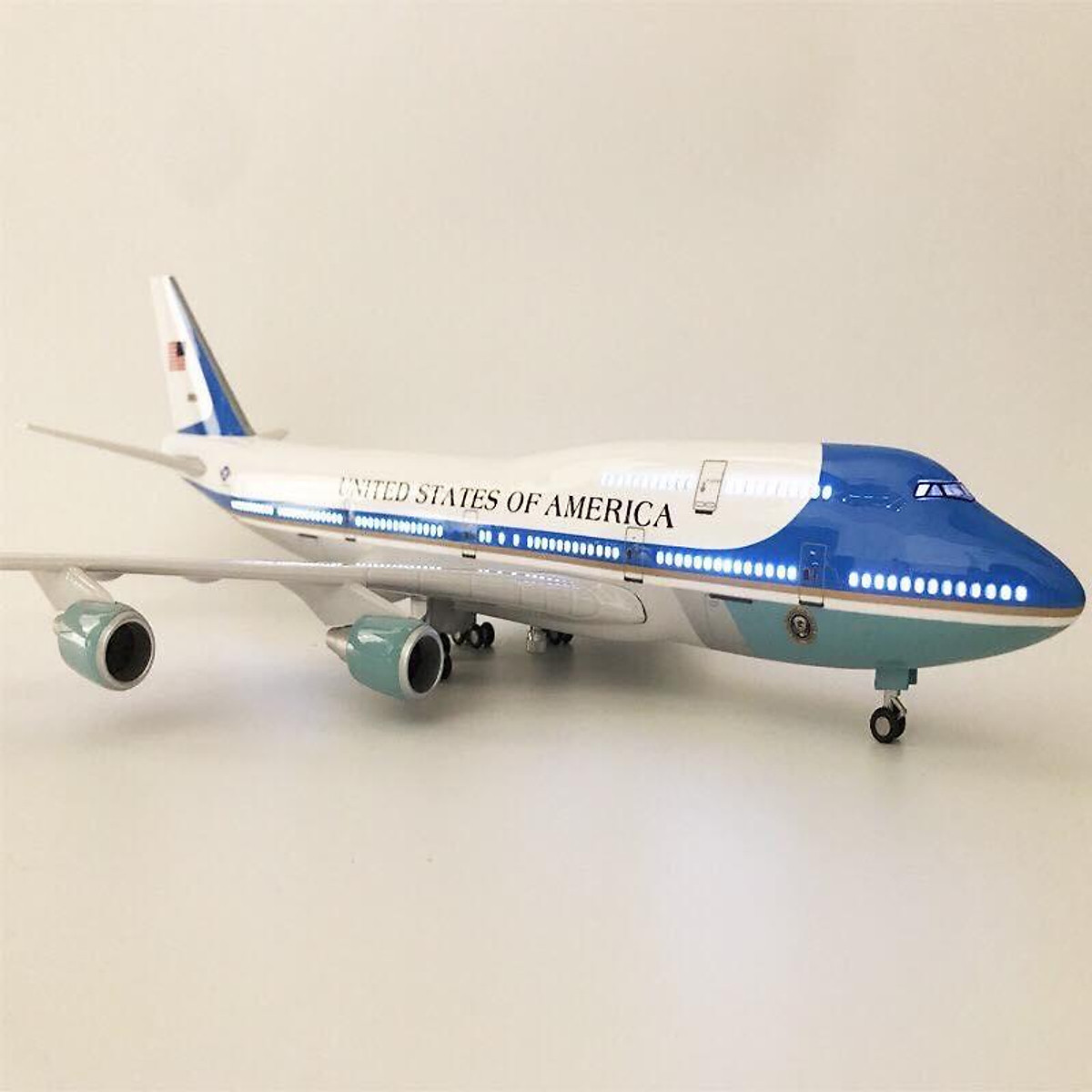 Mô hình máy bay Chuyên cơ tổng thống Mỹ Air Force One Boeing B747 47cm   Cửa Hàng Mô Hình Autono1vn