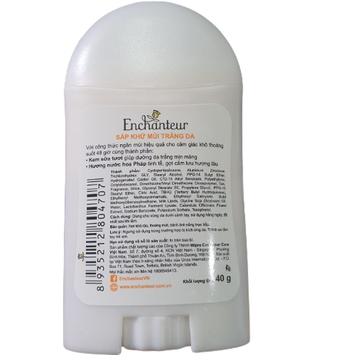 Sáp Khử Mùi Enchanteur Charming 40g - 1012050