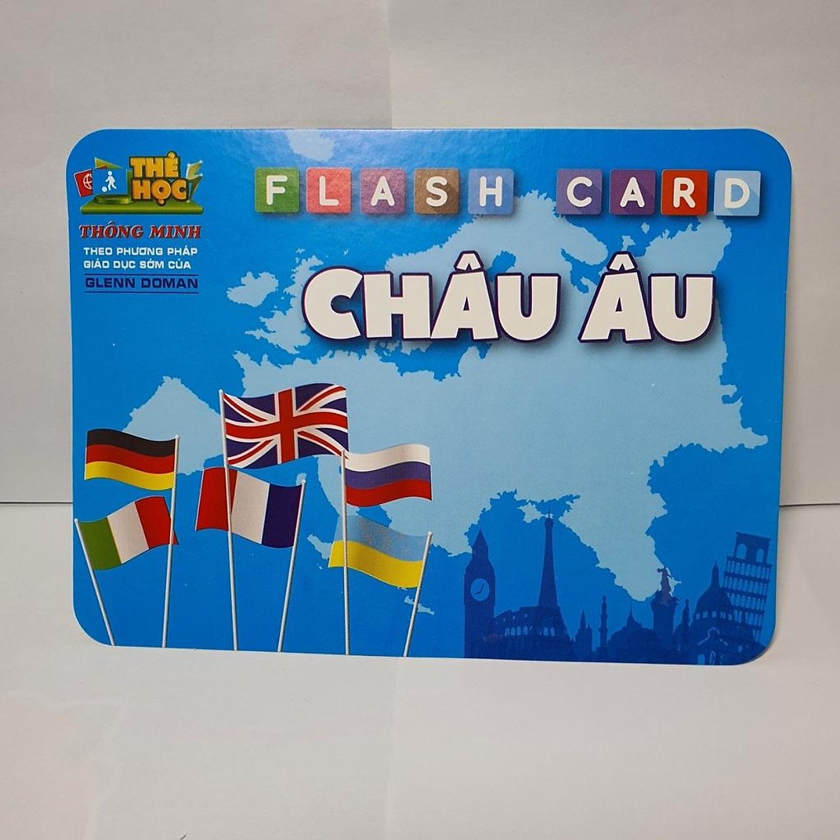 Flashcard Cờ Các Nước Song Ngữ 175 Quốc Gia Cho Bé Vừa Học Mà Chơi