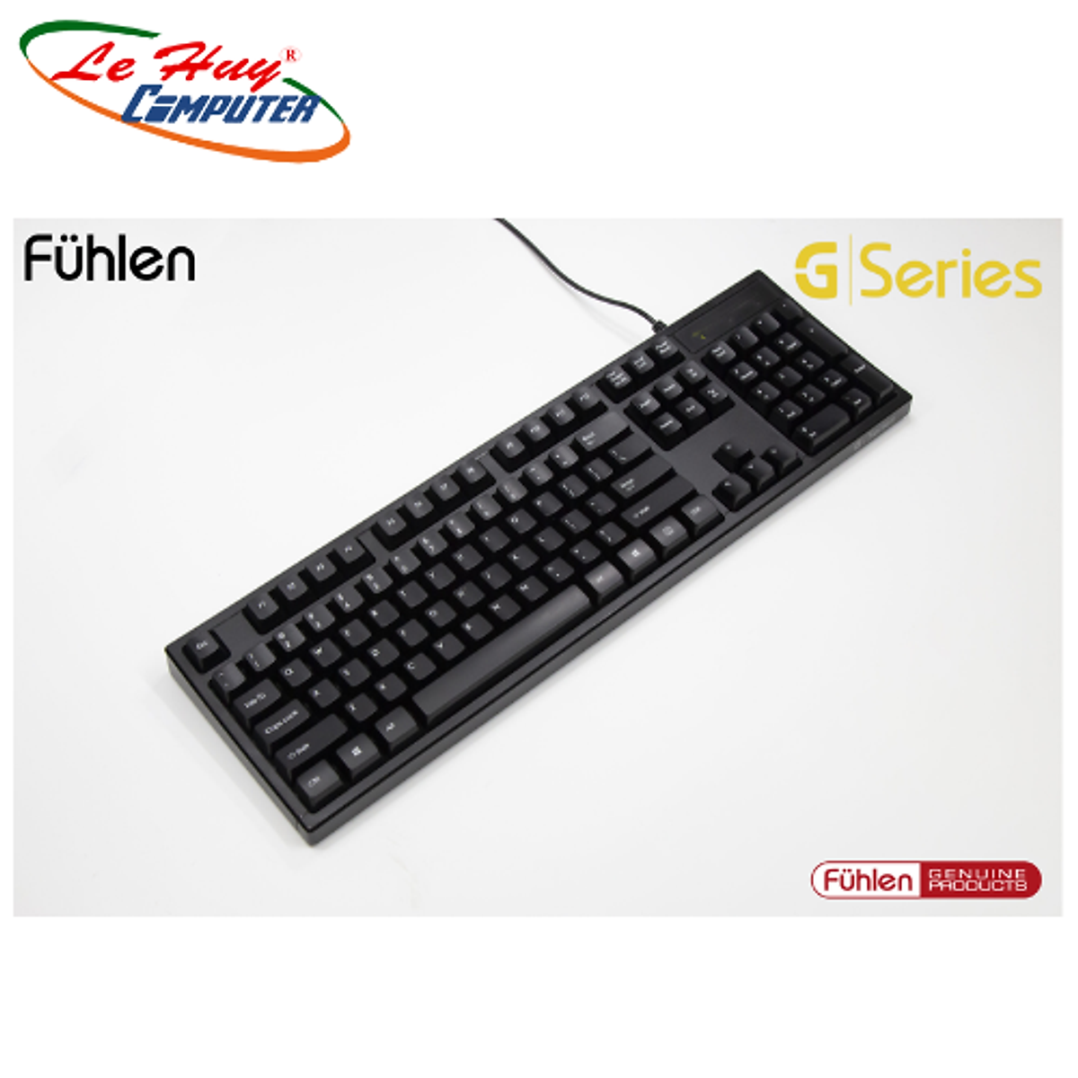 Bàn Phím Fuhlen G411S Black - Phím văn phòng - Hàng Chính Hãng